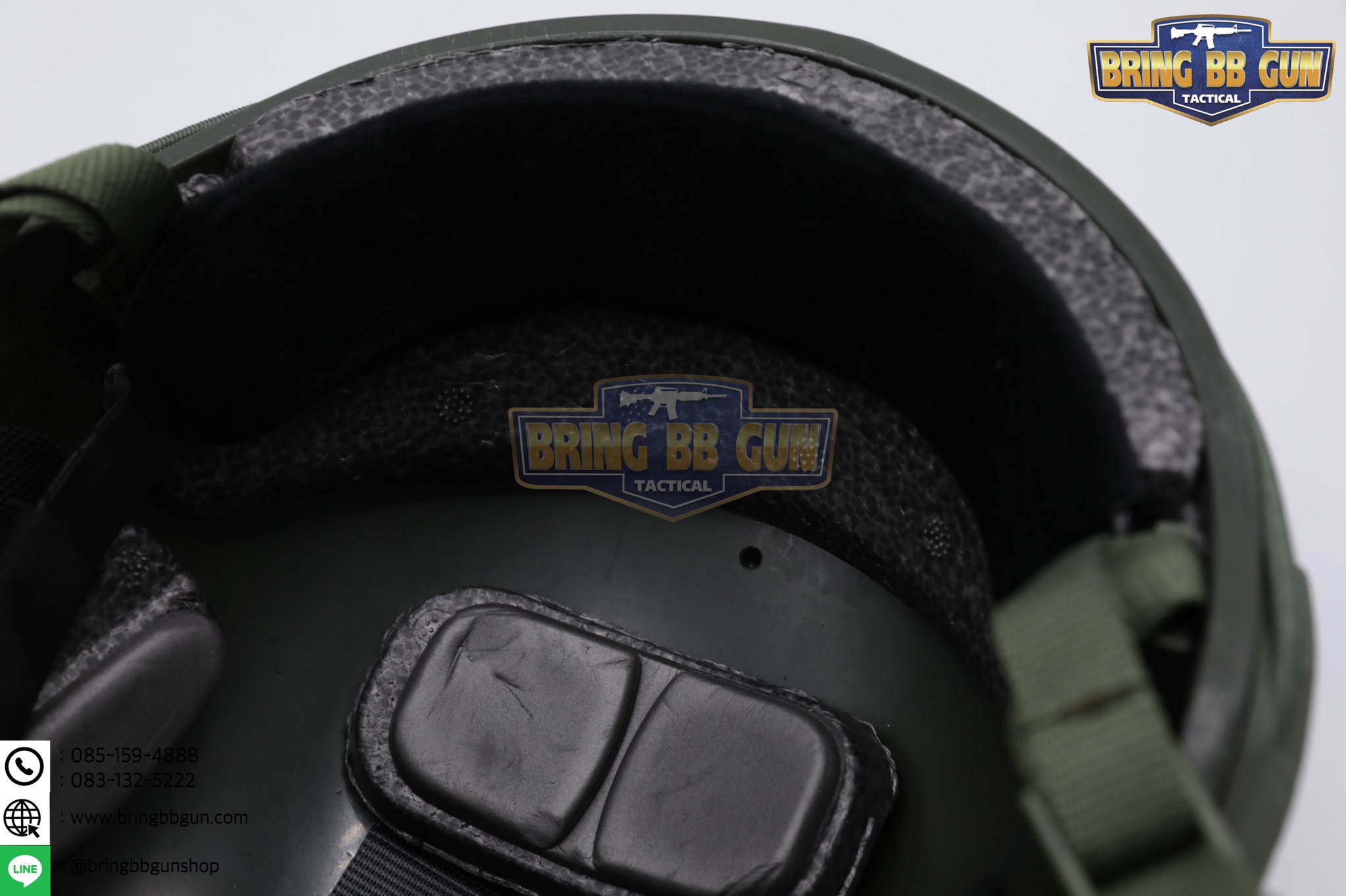 หมวก Fast ปรับท้ายทอยได้(หมวกฟาส) (Fast Helmet MH type) รุ่น Upgrade Version No holes ปรับรัดท้ายทอย