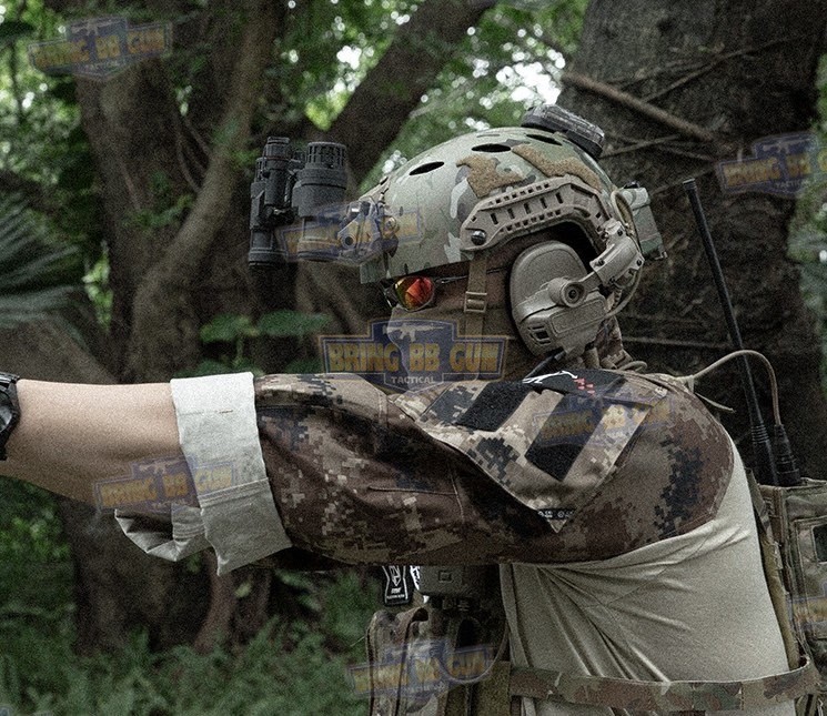 หูฟังสื่อสารตัดเสียงได้ FCS Falcon ยี่ห้อ FMA (FCS Falcon Ears Tactical Communication Headset)