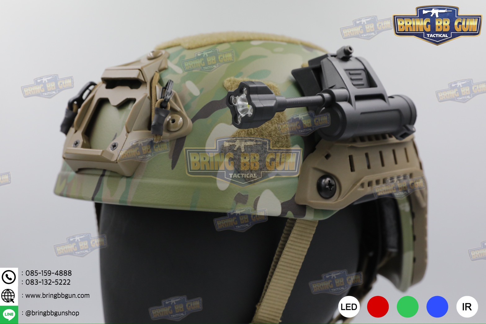 ไฟฉายติดหมวก MPLS Charge 4.0 (Military Helmet Light System) (ไฟฉายติดหมวกทรงPrinceton Tec)