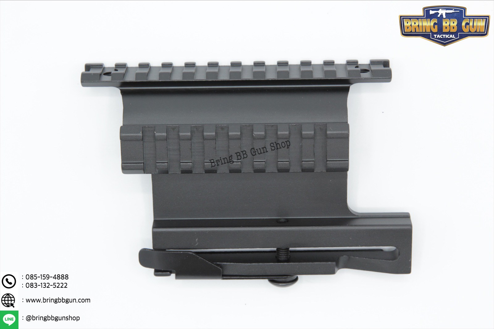 รางเสริม AK47 รุ่น ยึดด้านข้างบอดี้ แบบปลดไว