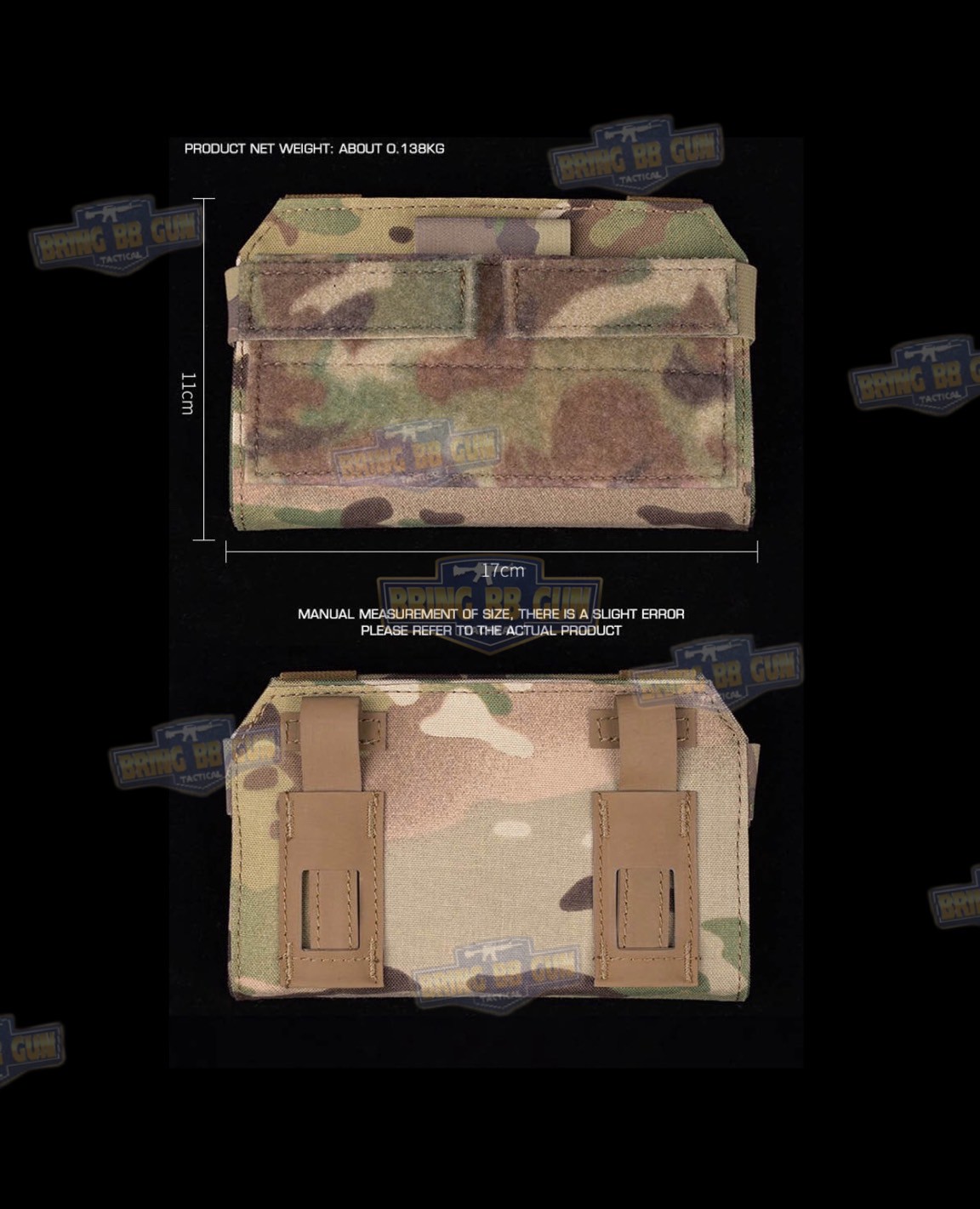 Tactical Phone Pouch เคสโทรศัพท์ติดเสื้อเวส ทรง Admin Pouch (Folded Navigation Board) (Navboard Fliplite Chest Smartphone Mount)