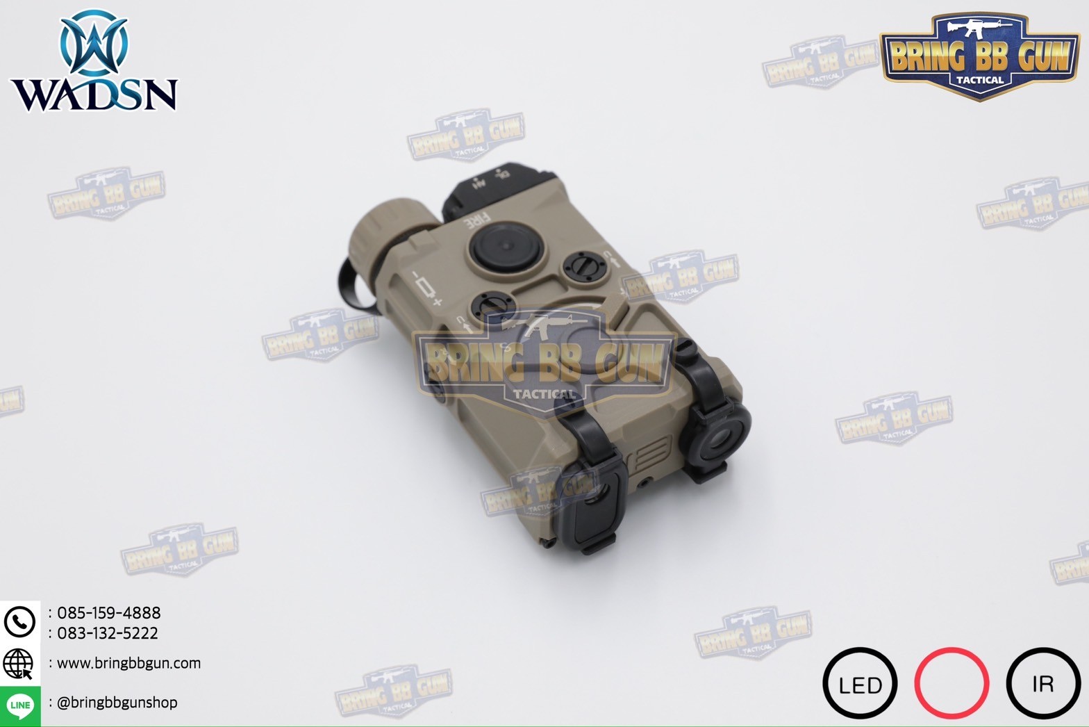 กล่อง Eo-tech OGL ยี่ห้อ WADSN รุ่น พลาสติก (เลเซอร์ชี้เป้าสีแดง) (OGL) (EOTECH OGL) (ON-GUN-LASER)