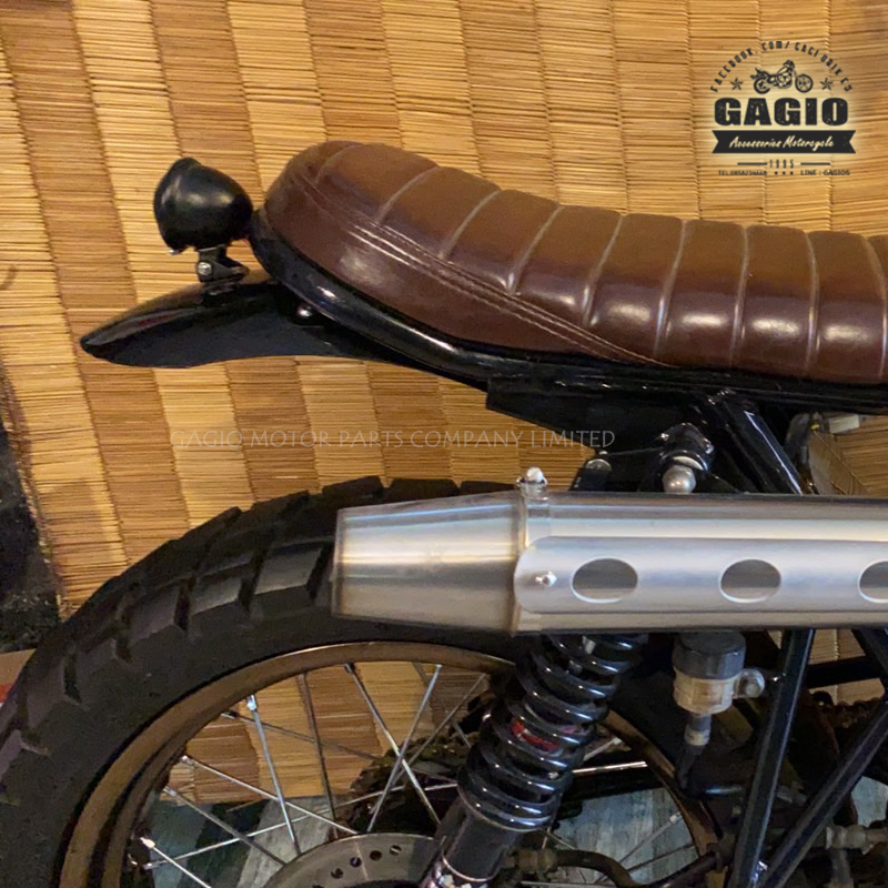 บังโคลนเหล็กแบบสั้นสีดำ วินเทจ Custom ได้ทุกรุ่น