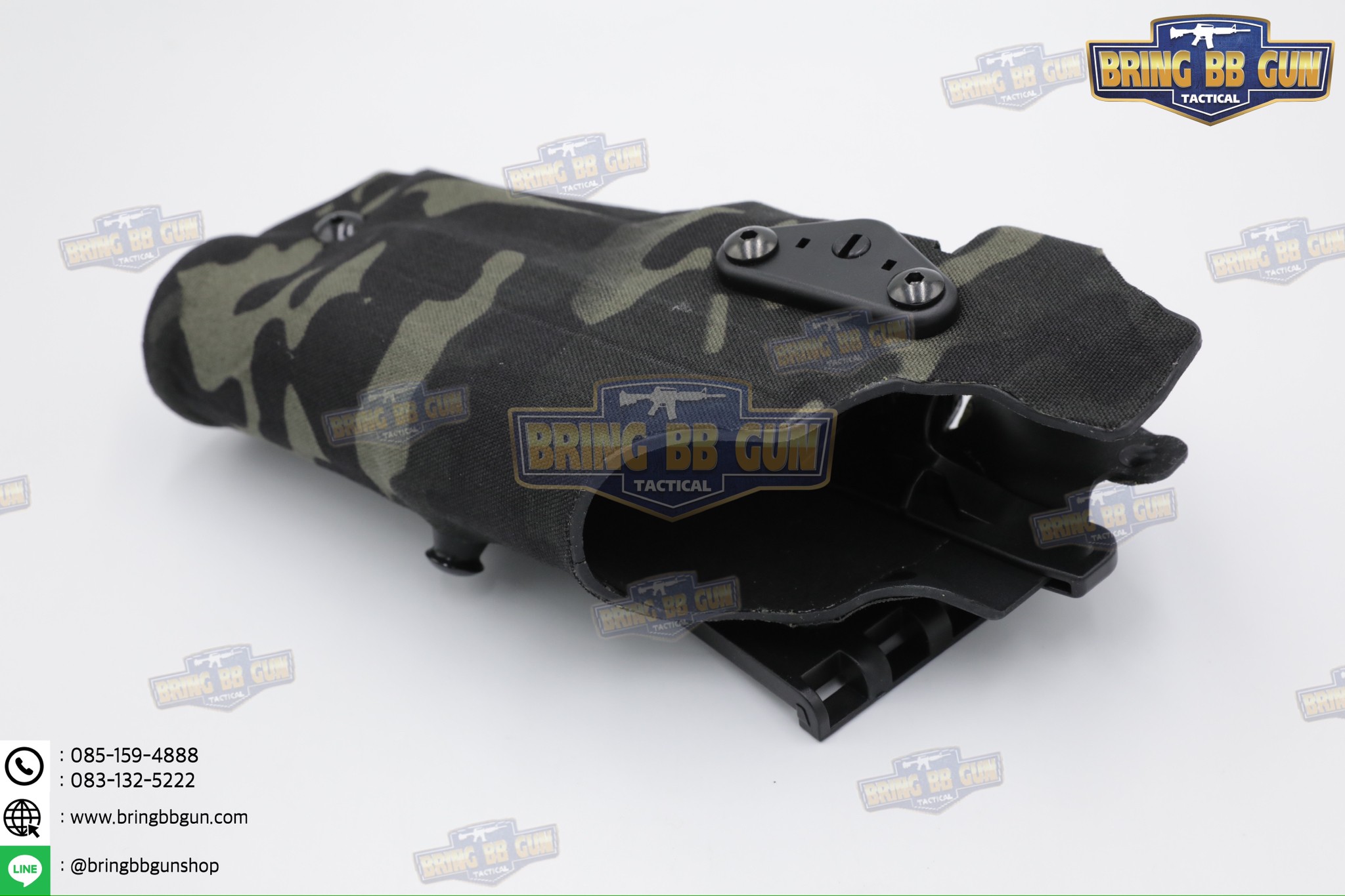 ซองปืนพกนอกปลดนิ้วโป้ง สำหรับGlock และ ไฟฉาย (Glock 17 + X300) ◾มือซ้าย◾