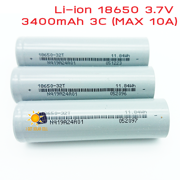 Li-ion 18650 3400mAh 3C 10A