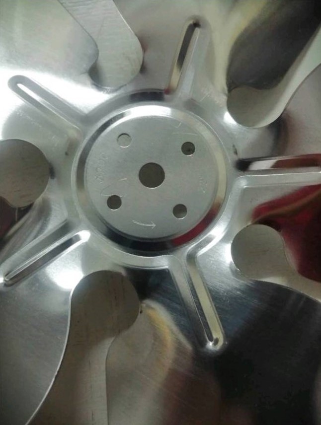 0000472 ใบพัดลม อลูมิเนียม 5 แฉก ขนาด 8 นิ้ว ใบพัดตู้แช่