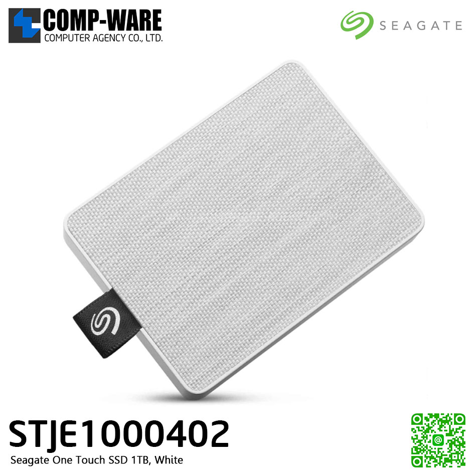 Seagate One Touch 1TB USB 3.0 2.5" Solid State Drive (White) - STJE1000402