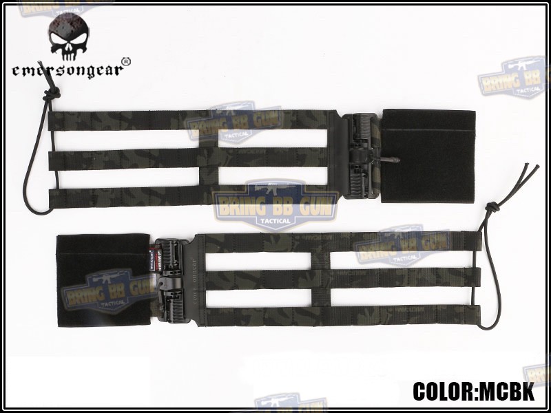 ชุดเซ็ตปลดเสื้อเกราะไว (ชุดสายโอบ-ปลดไว) ยี่ห้อ Emerson (Vest single point quick release Mesh Cummerbund) (Quick Release Cummerbund Set)