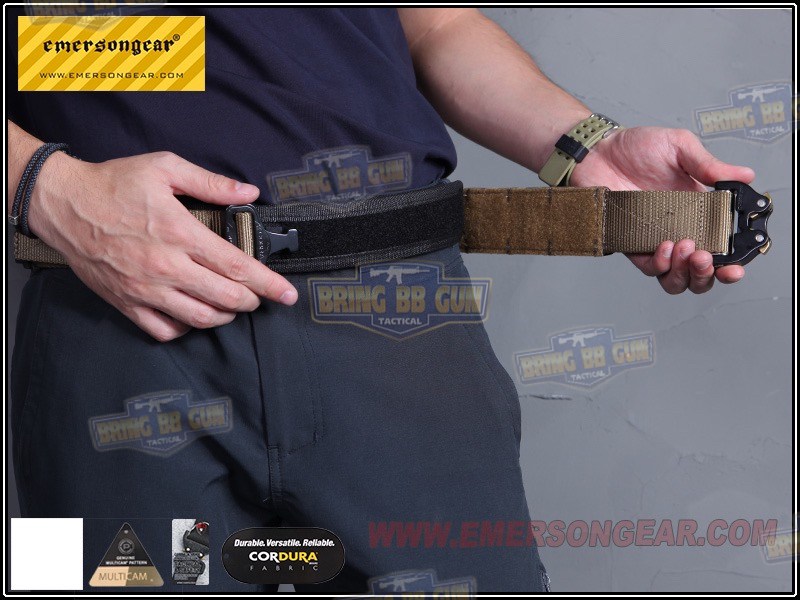เข็มขัดยุทธวิธี รุ่น Cobra 2ชั้น (EmersonGear COBRA 1.75-2inch One-pcs Combat Belt) (Battle Belt) (War Belt)