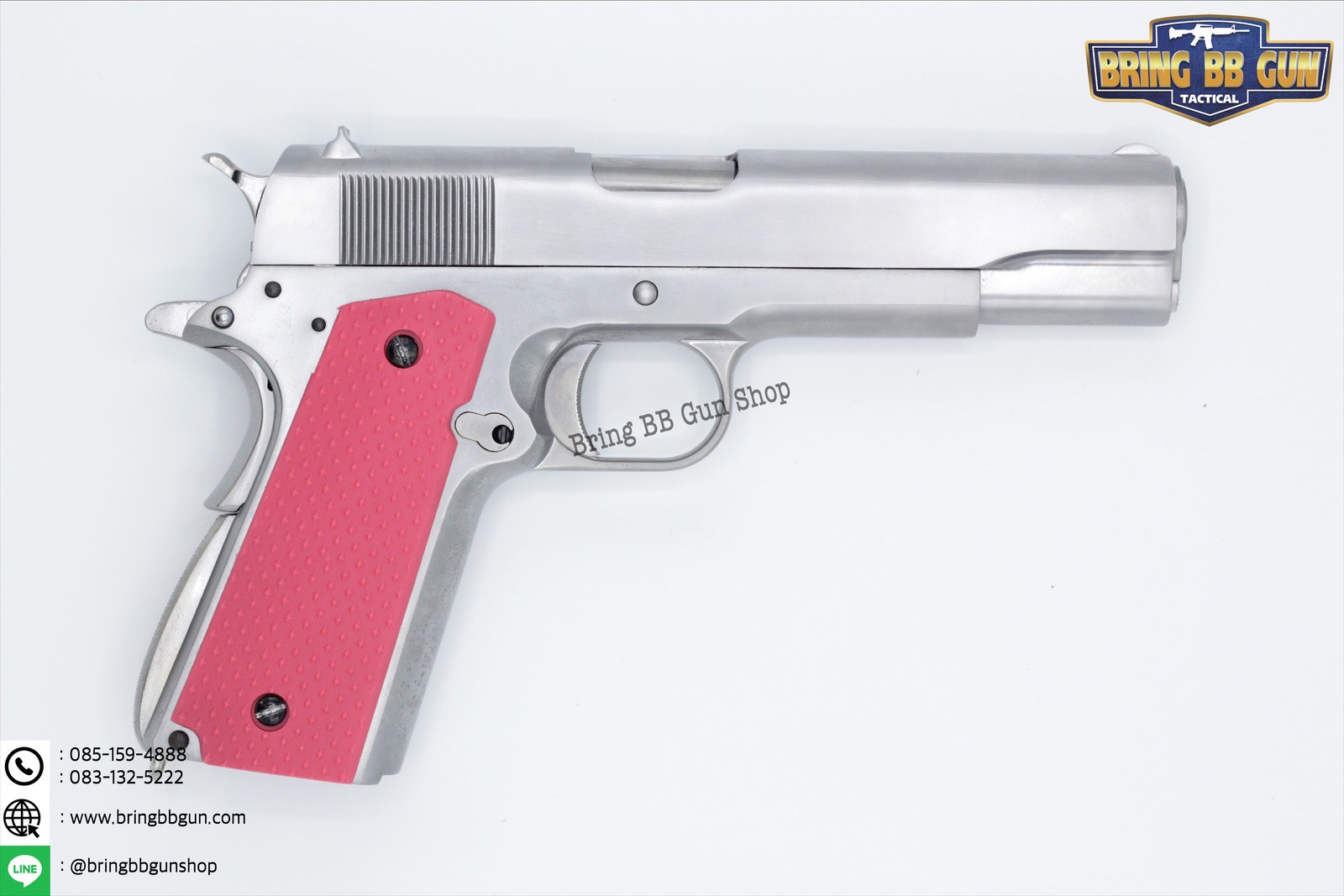ประกับปืน M1911 รุ่น F01 (ลายข้าวหลามตัดเล็ก)