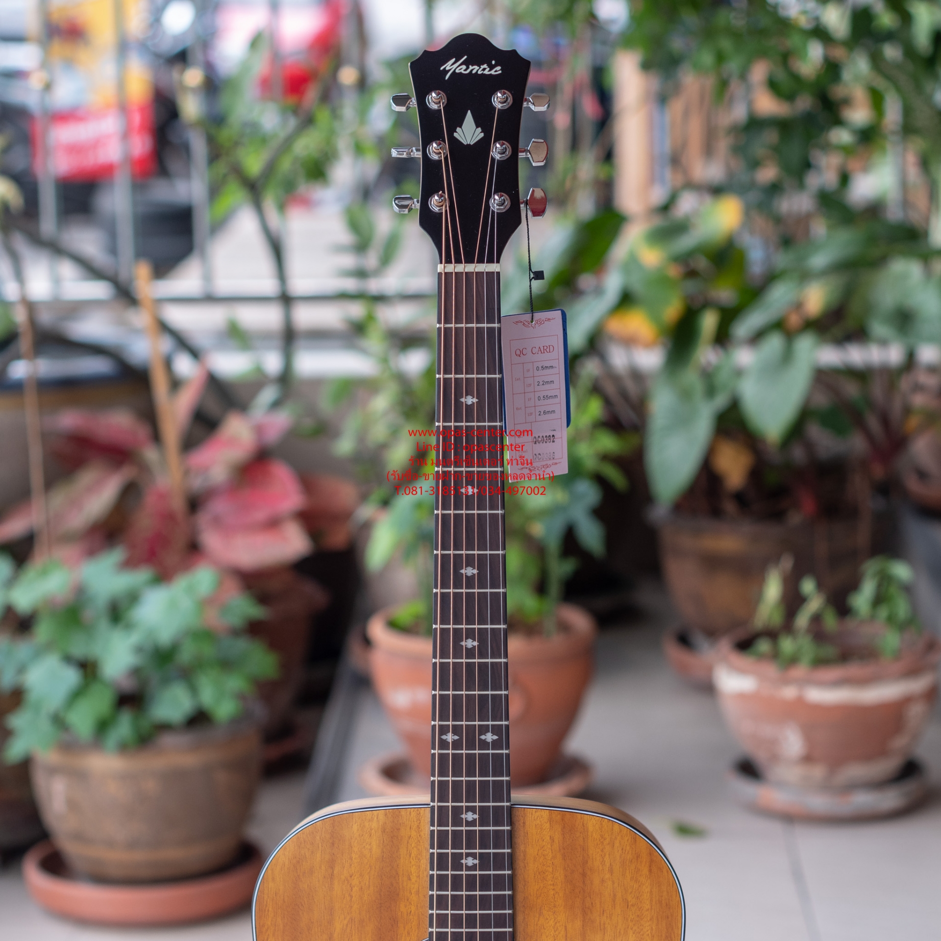 กีต้าร์โปร่ง Mantic รุ่น AG-2 ไม้มะฮอกกานี ขัดด้าน สวยมาก ของใหม่
