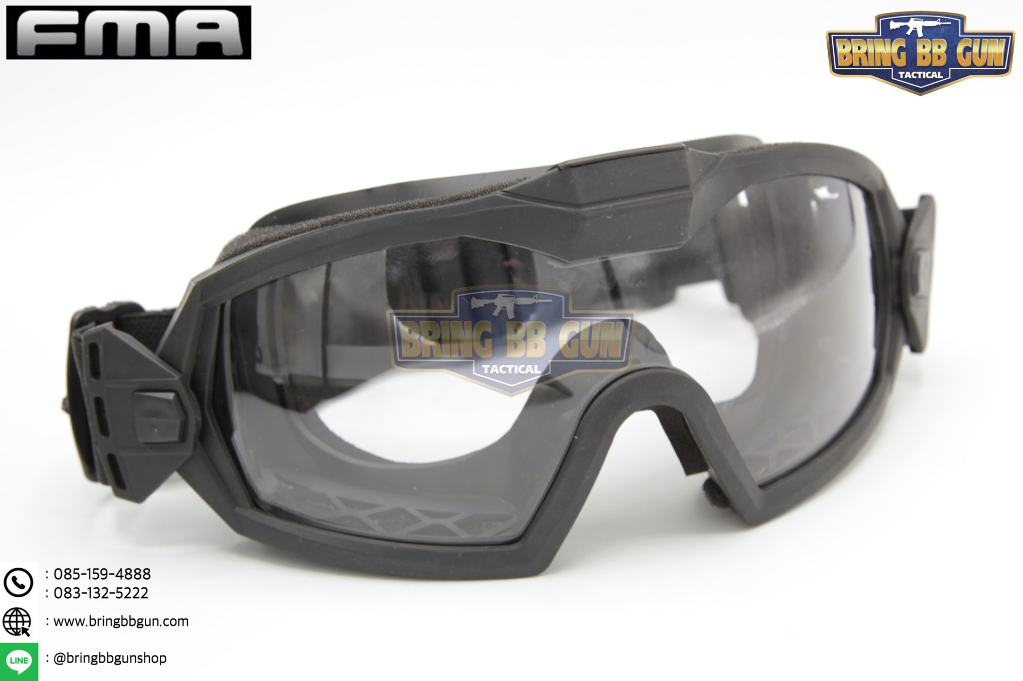 แว่นตากันลมรุ่นมีพัดลม ยี่ห้อ FMA (Regulator Updated version with Fan Goggle）