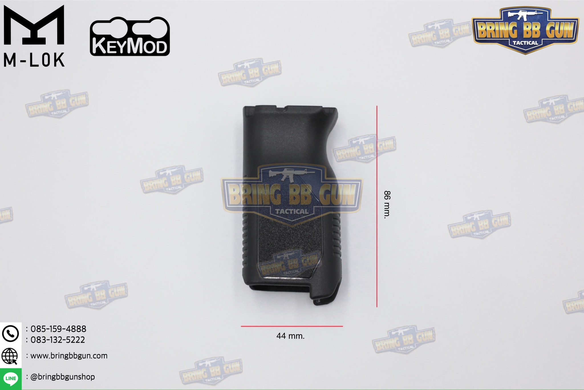 กริ๊ปมือหน้า STRIKE AVG (รุ่นยาว) (ใช้ได้กับชุดหน้าระบบราง M-Lok และ ระบบราง Keymod เท่านั้น)