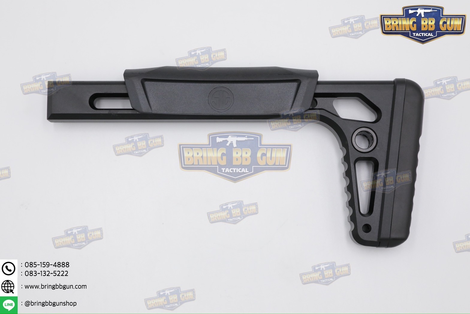 ที่รองแก้มพานท้าย Skeletonized ทรง Sig (MCX/MPX Skeletonized Stock Riser) (Stock Riser) (Cheek Riser)