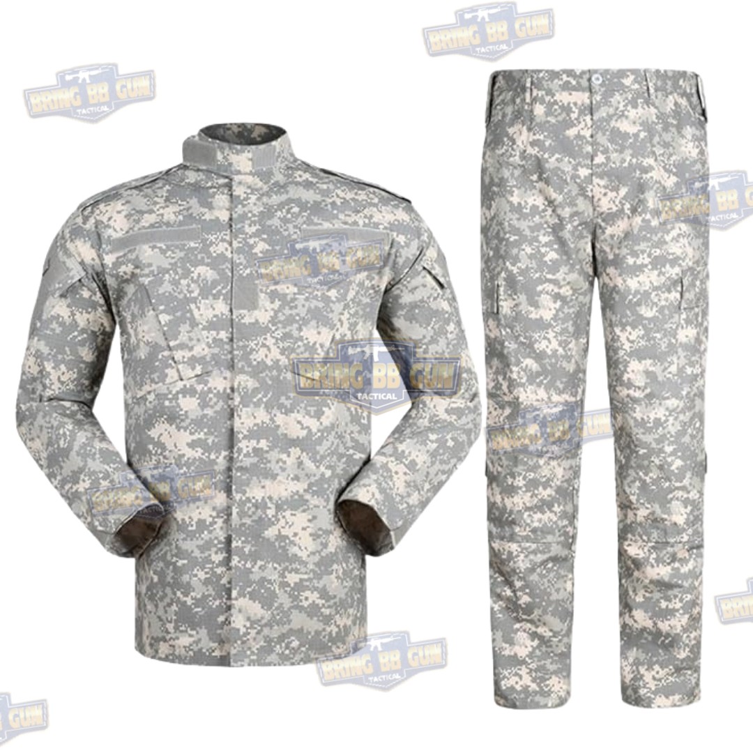 ชุดฝึกพราง (เสื้อ+กางเกง) (ชุด BDU) (Battle Dress Uniform) (ชุดเครื่องแบบลายพราง)