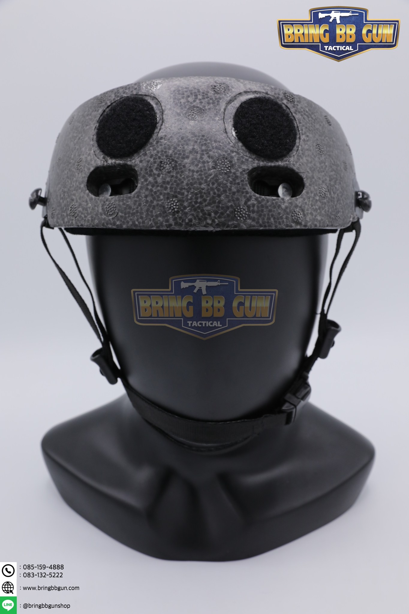 ชุดสายรัดคางปรับท้ายทอยได้ (Cingulate System For Head Locking) ชุดสายรัดคาง แบบปรับขนาดได้ (Helmet Adjustable Strap)