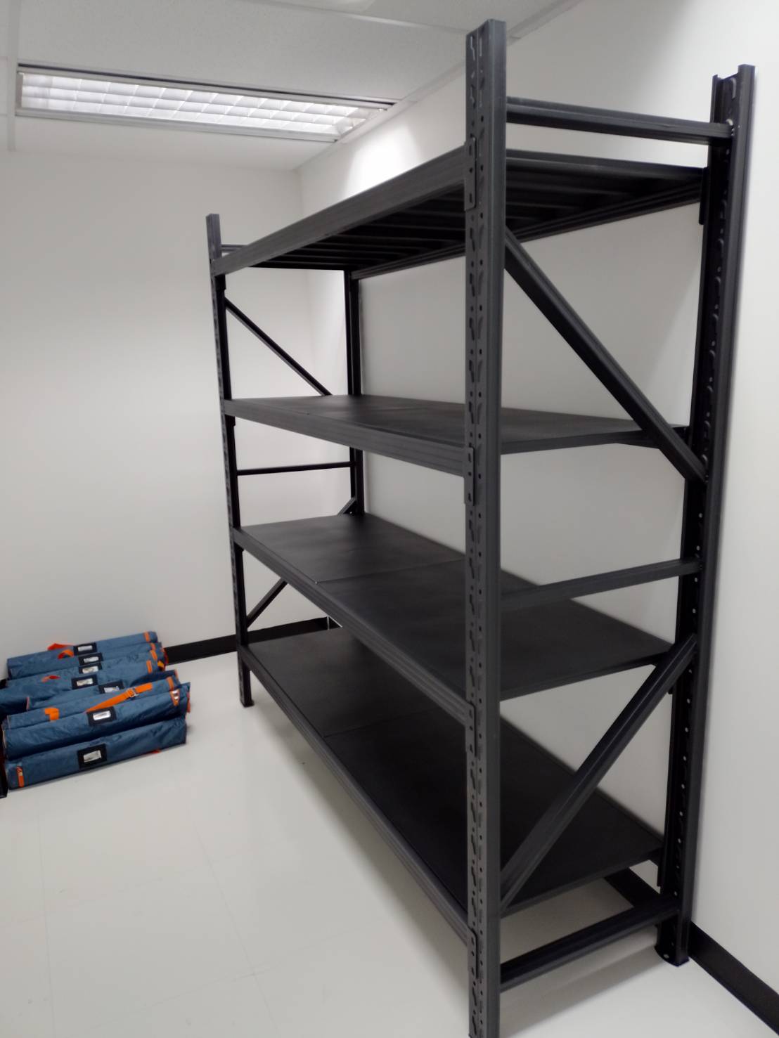 Micro Rack W200xD60xH200cm. (สีดำ) ชั้นเหล็กวางสินค้า