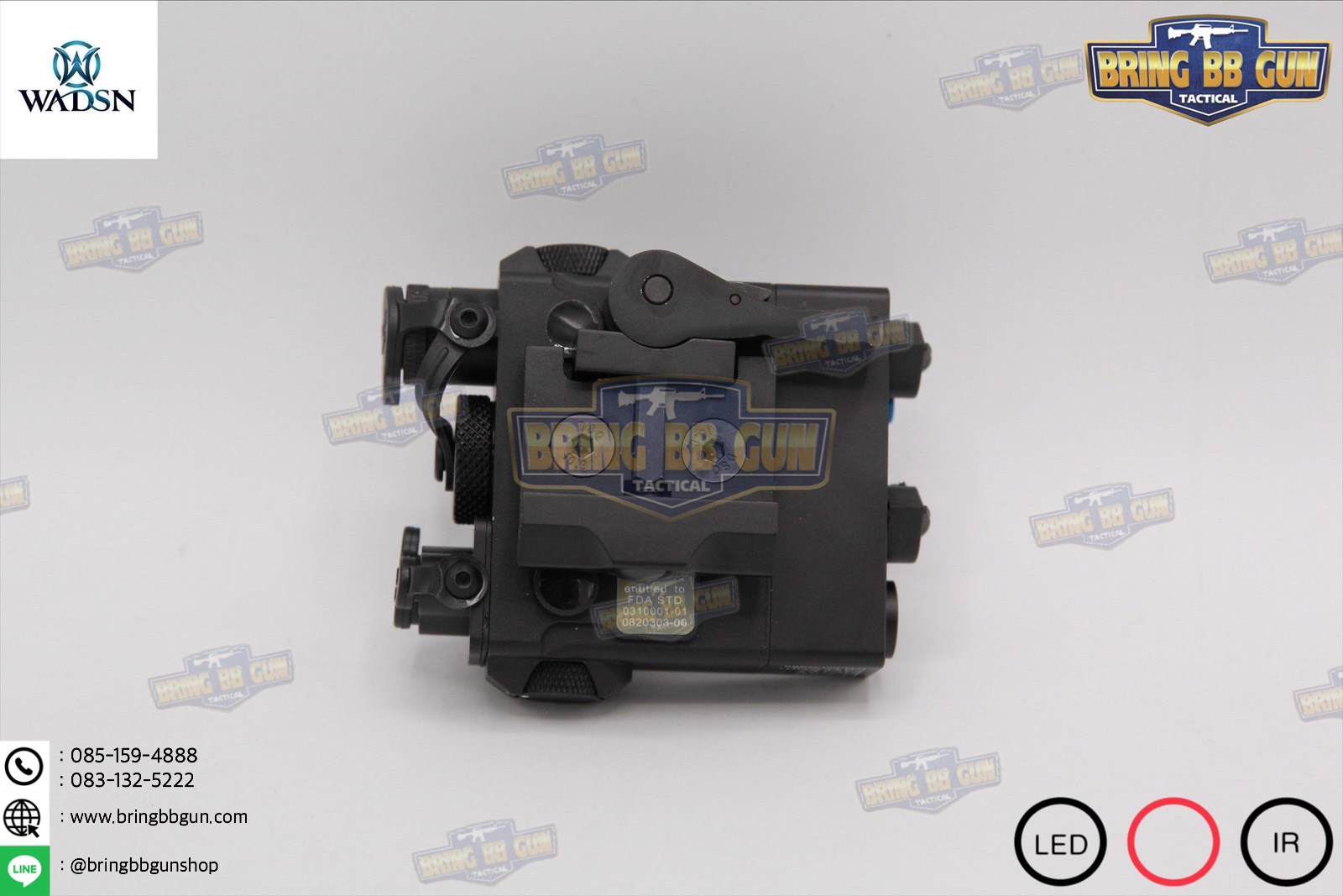 กล่องAN/PEQ-15A รุ่น DBAL-A2 ยี่ห้อ WADSN รุ่น อลูมิเนียม (Dual Beam Aiming Laser - Advanced2)