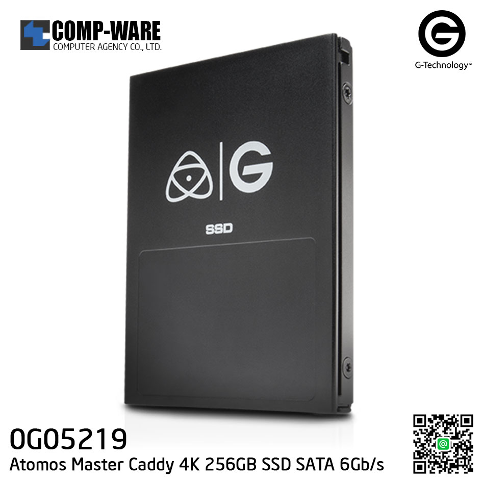 G-Technology Atomos Master Caddy 4K 256GB SSD SATA 6Gb/s Hard Drive - Black (0G05219)