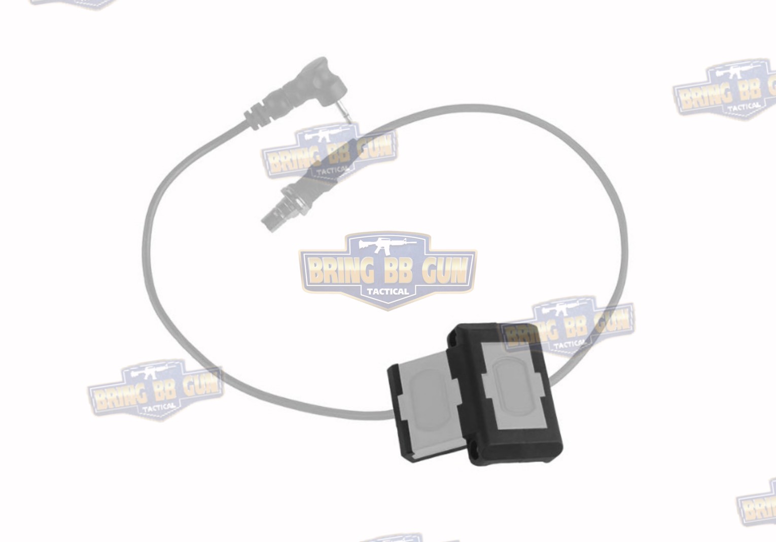 เคสสวิตซ์หางหนูแบบคู่ จับราง Picatinny (เอียง45องศา) (เคสสวิตซ์หางหนู2ทาง) (Dual Picatinny Offset for Modbutton Lite)