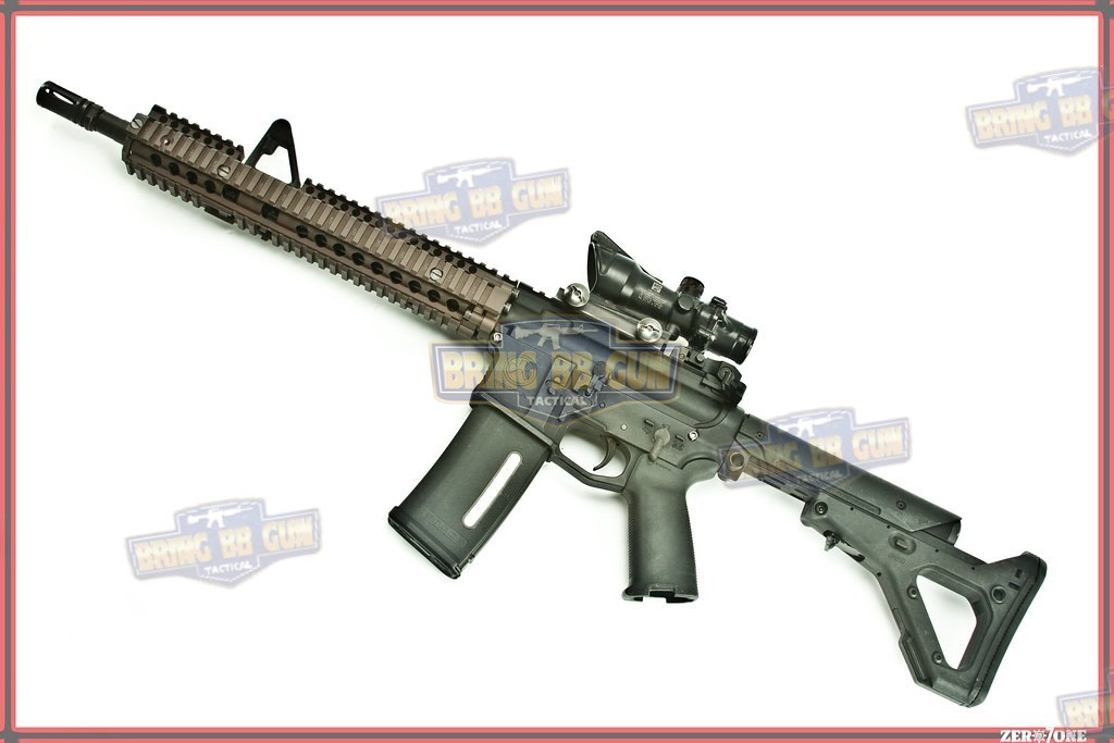 ชุดหน้า ยี่ห้อ Daniel Defense MK18 FSP RIS II รุ่นความยาว 12.5" ระบบราง Picatinny (ราง20mm.) (M4A1 FSP RAIL INTERFACE SYSTEM) (RIS II) (Front Sight Post) (FSP)