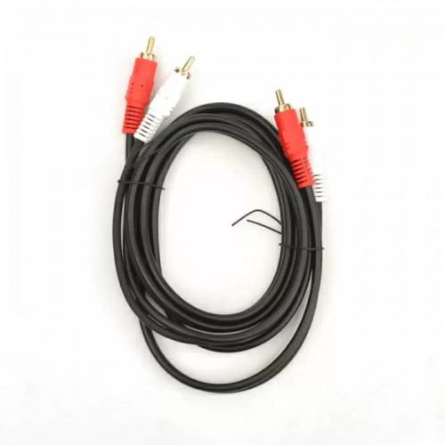 Glink GLDC-02 สาย RCA 2ออก2 2x2 Audio Video Cable black 10เมตร ออกใบกำกับภาษีได้
