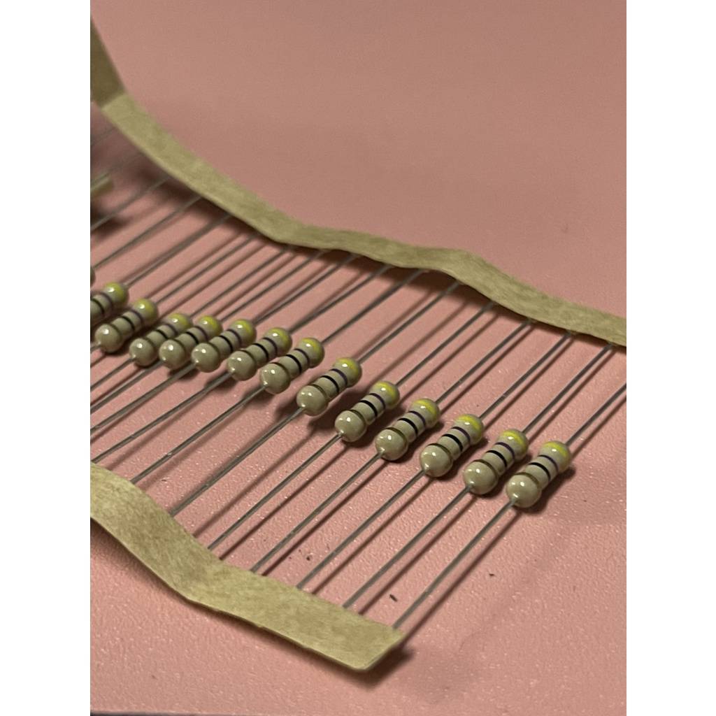 0000983 Resistor 47 โอห์ม ตัวต้านทาน (20ชิ้น) รีซิสเตอร์ รีชีสเตอร์ Resistor