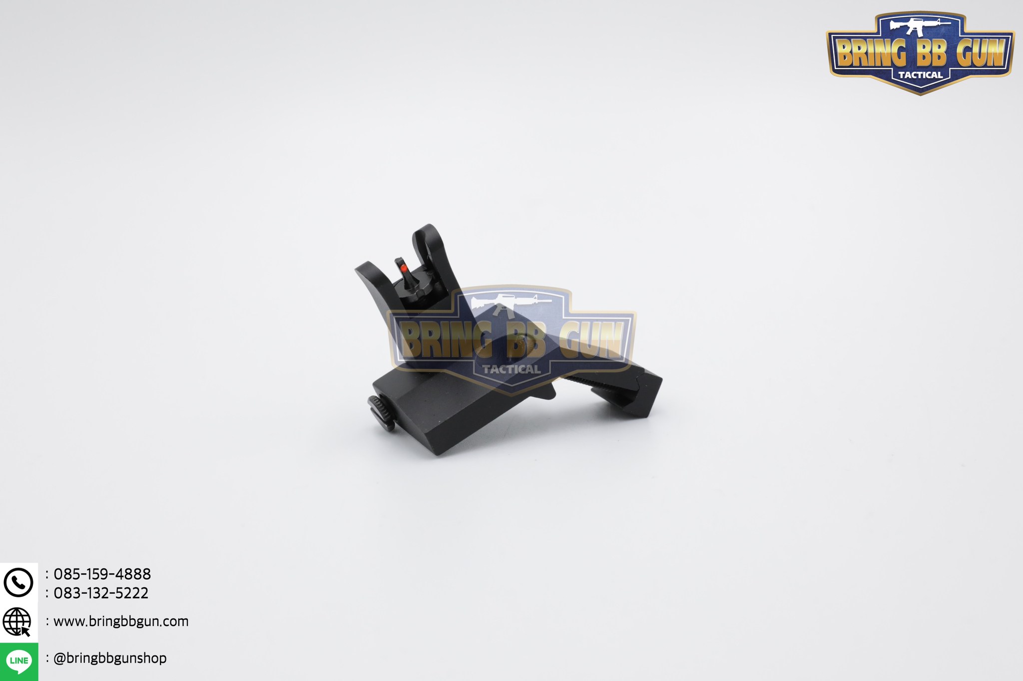 ศูนย์หน้า-หลังเฉียงพับได้แบบโลหะ รุ่น ศูนย์เล็งเรืองแสง