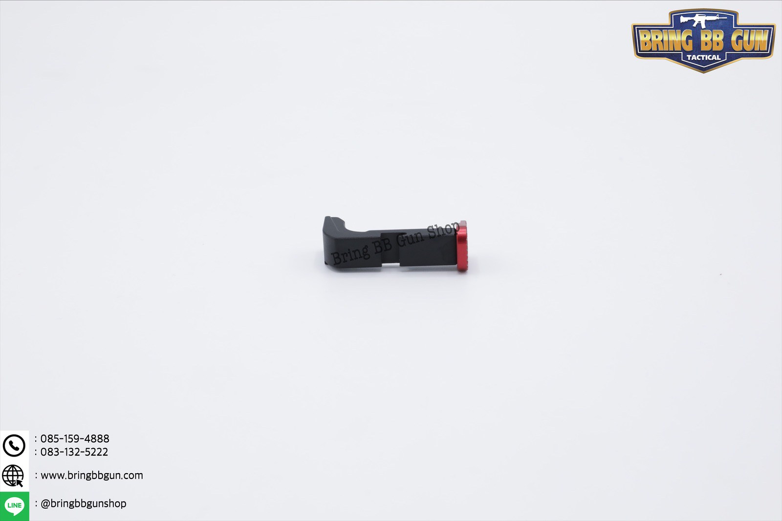 ปุ่มปลดแม็กกาซีน ปืนสั้นGlock งานอลูมิเนียม สำหรับปืนสั้น : Glock 17/18/19 (ยี่ห้อWE)