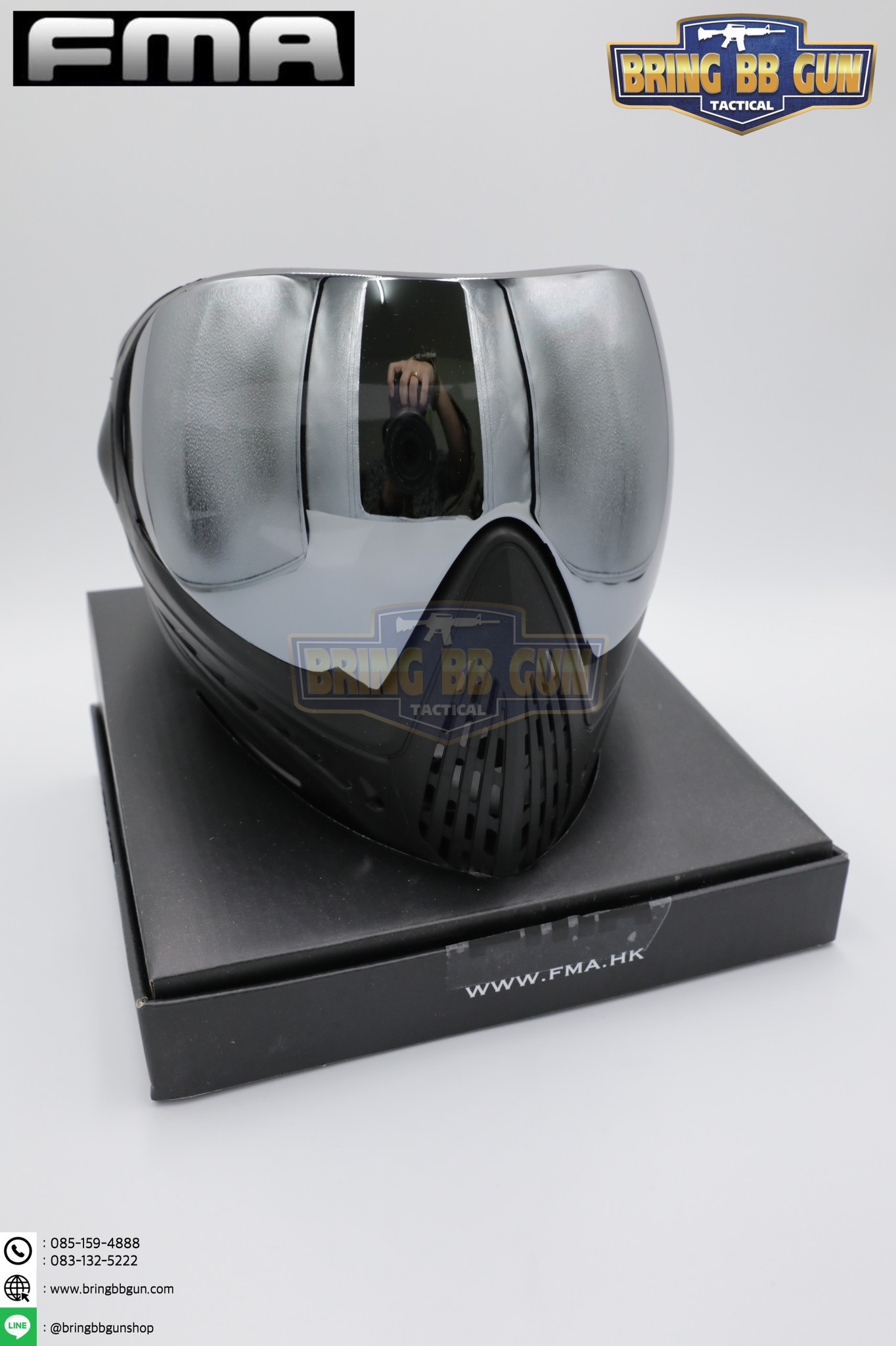 หน้ากาก F1 ยี่ห้อ FMA รุ่น เลนส์ 1 ชั้น