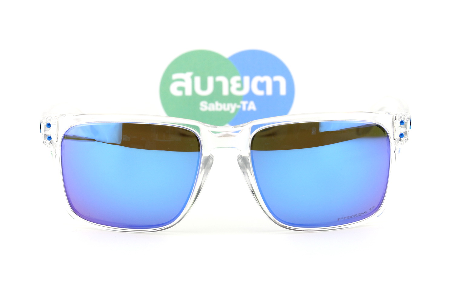 Oakley HOLBROOK XL Polished Clear/Prizm Sapphire Iridium Polarized SKU#OO9417-07