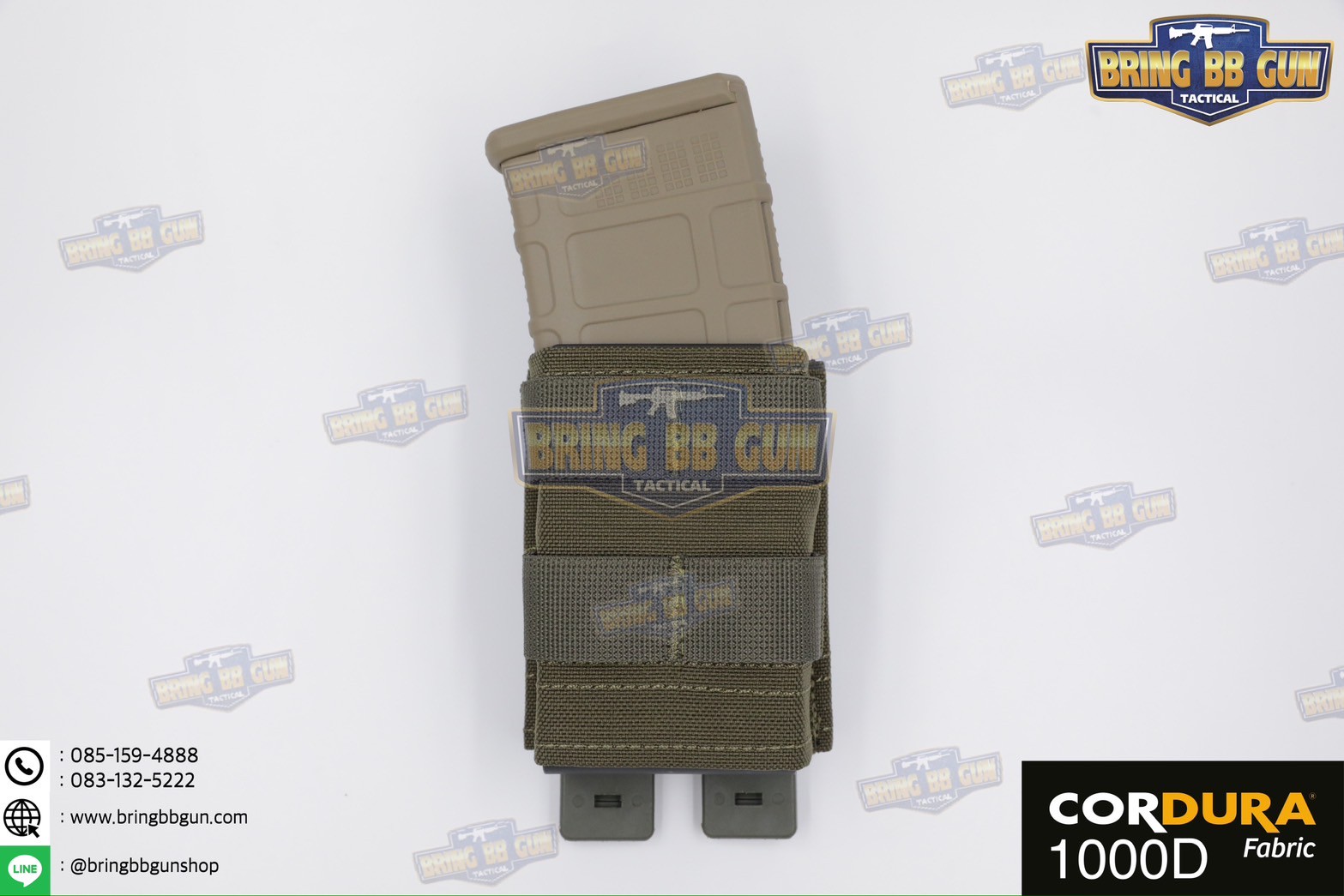 เพ้าแม็กกาซีนปืนยาว ทรง ESS รุ่น 5.56 (ซองแม็กกาซีนแบบเดี่ยว ESS รุ่น 5.56) (FAST 5.56 Single Soft Pouch)