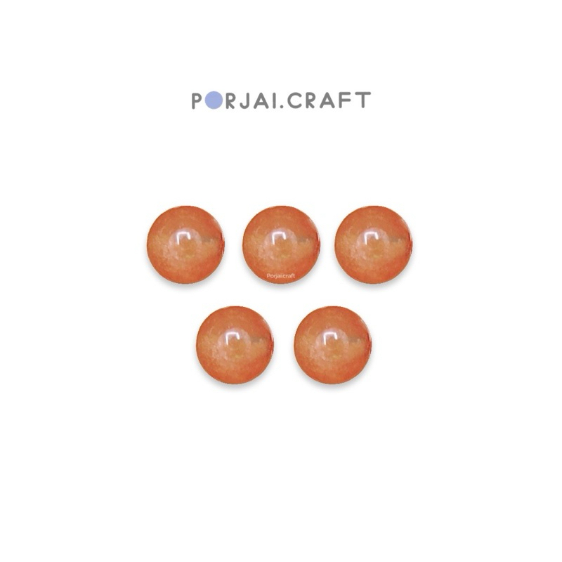 Orange Aventurine Beads ลูกปัดอเวนจูรีนสีส้ม 3mm