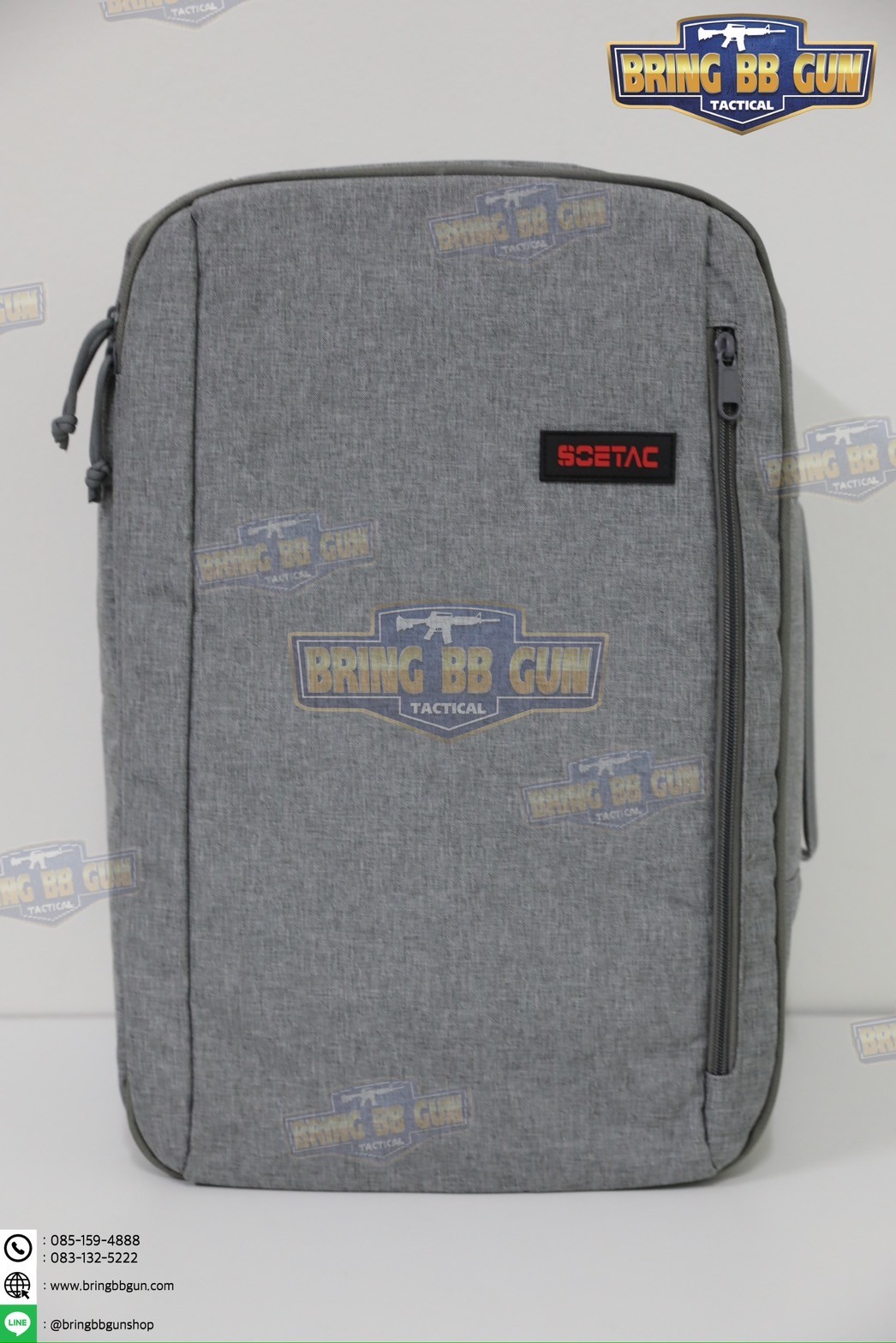 กระเป๋าเป้สะพายหลังอเนกประสงค์ สำหรับยิงปืน ยี่ห้อ Soetac (กระเป๋าสำหรับนักแข่งยิงปืน) (กระเป๋าเก็บอุปกรณ์ + ปืนสั้น) (Tactical Backpack Wargame Pack)