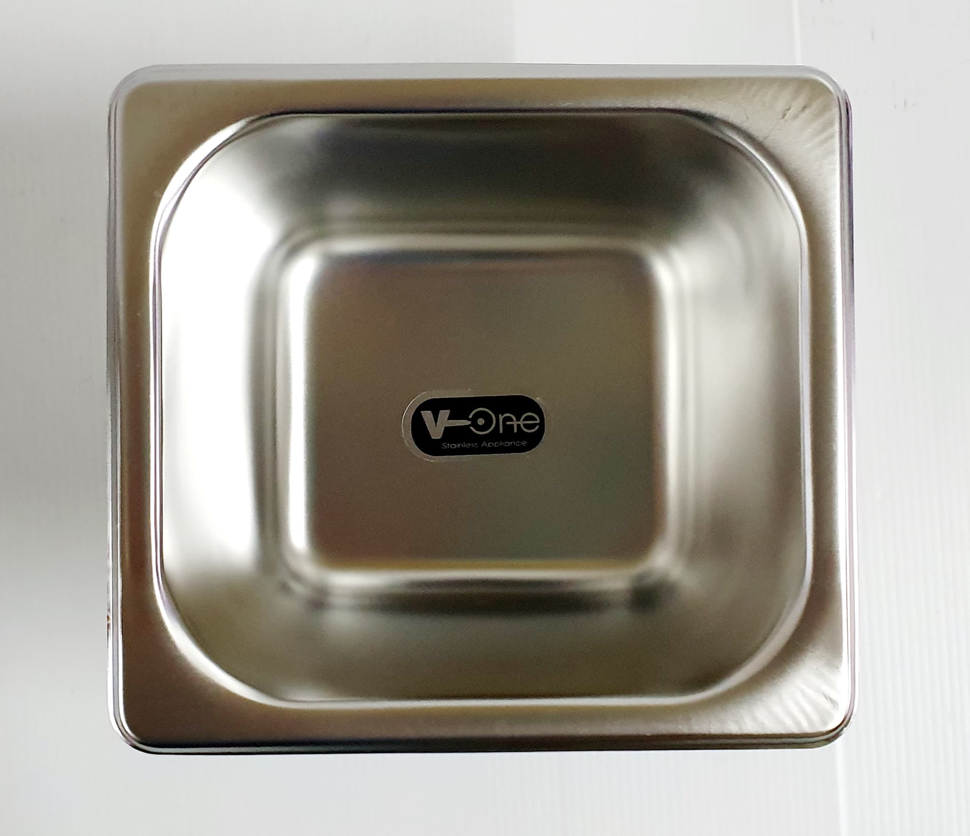 ถาดบล็อคท็อปปิ้งสแตนเลส 16x17x10cm