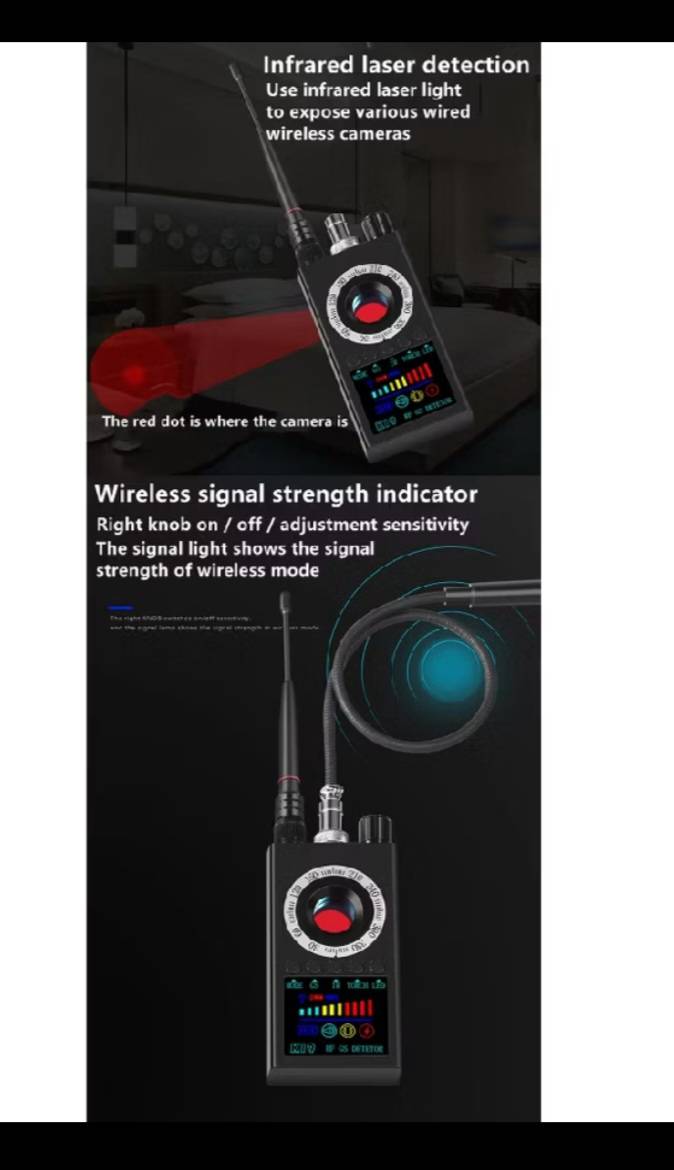 เครื่องตรวจหาสัญญาณ ค้นหาจีพีเอสติดตาม สแกนหา GPS TRACKER รุ่น K19