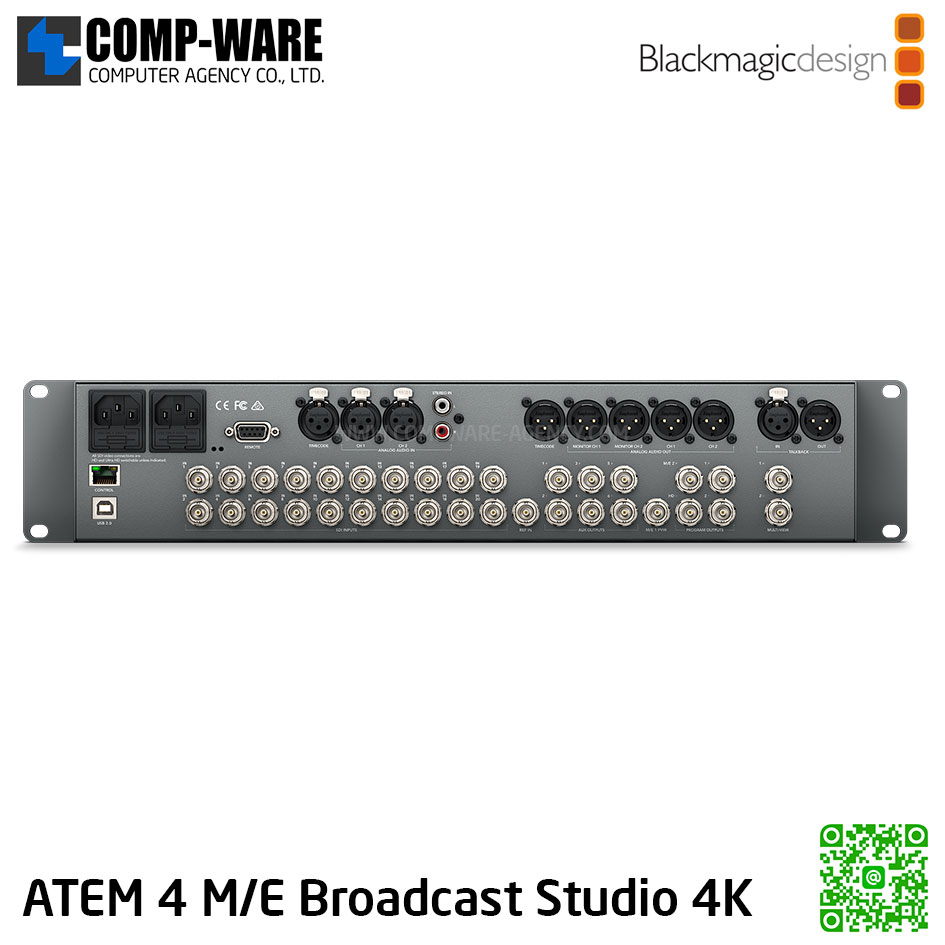 ATEM 4 M/E Broadcast Studio 4K - Blackmagic Design