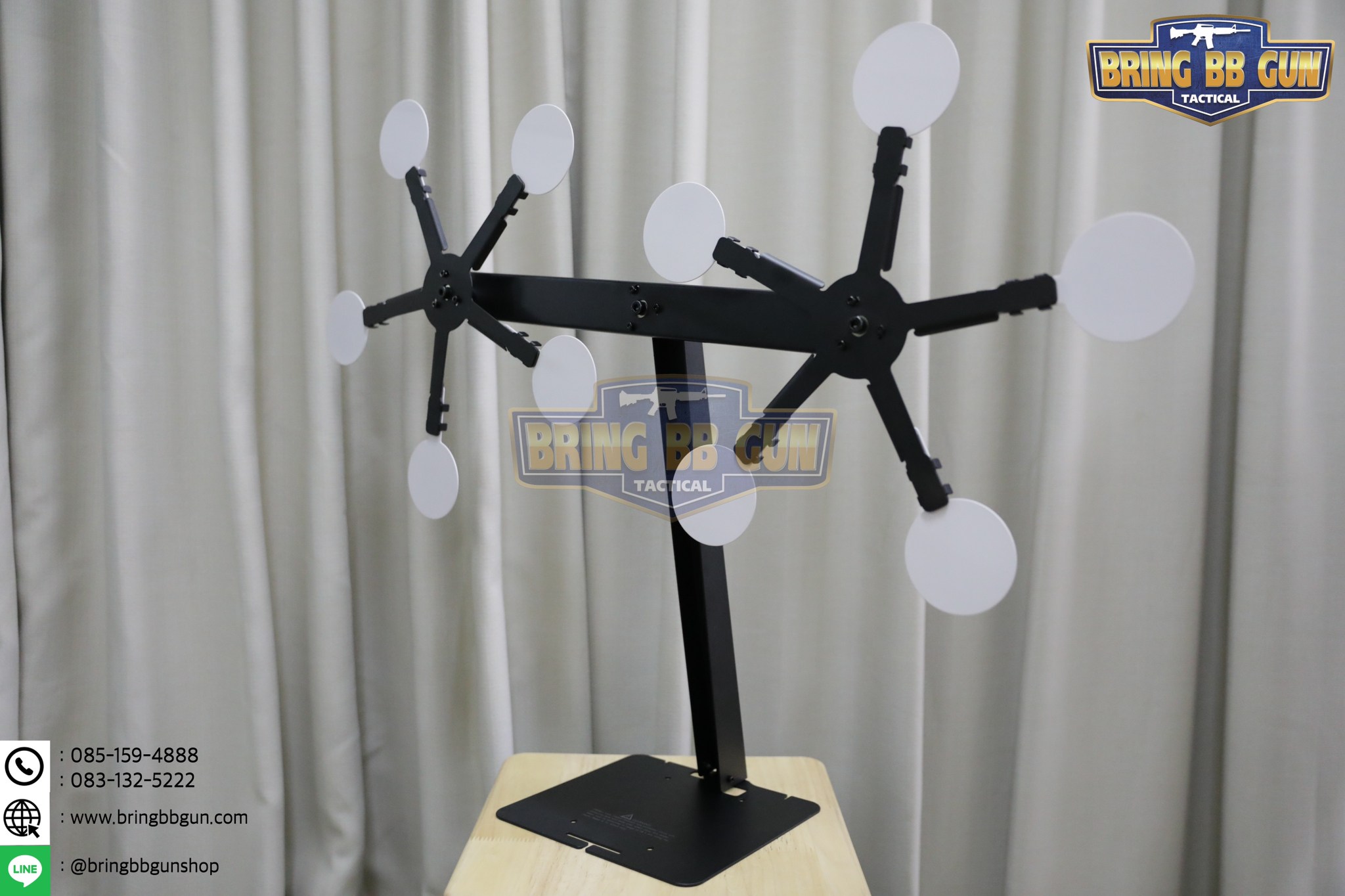 เป้าเพลทเหล็กสำหรับฝึกซ้อมยิงปืนบีบีกัน รุ่น 2XTexas Star