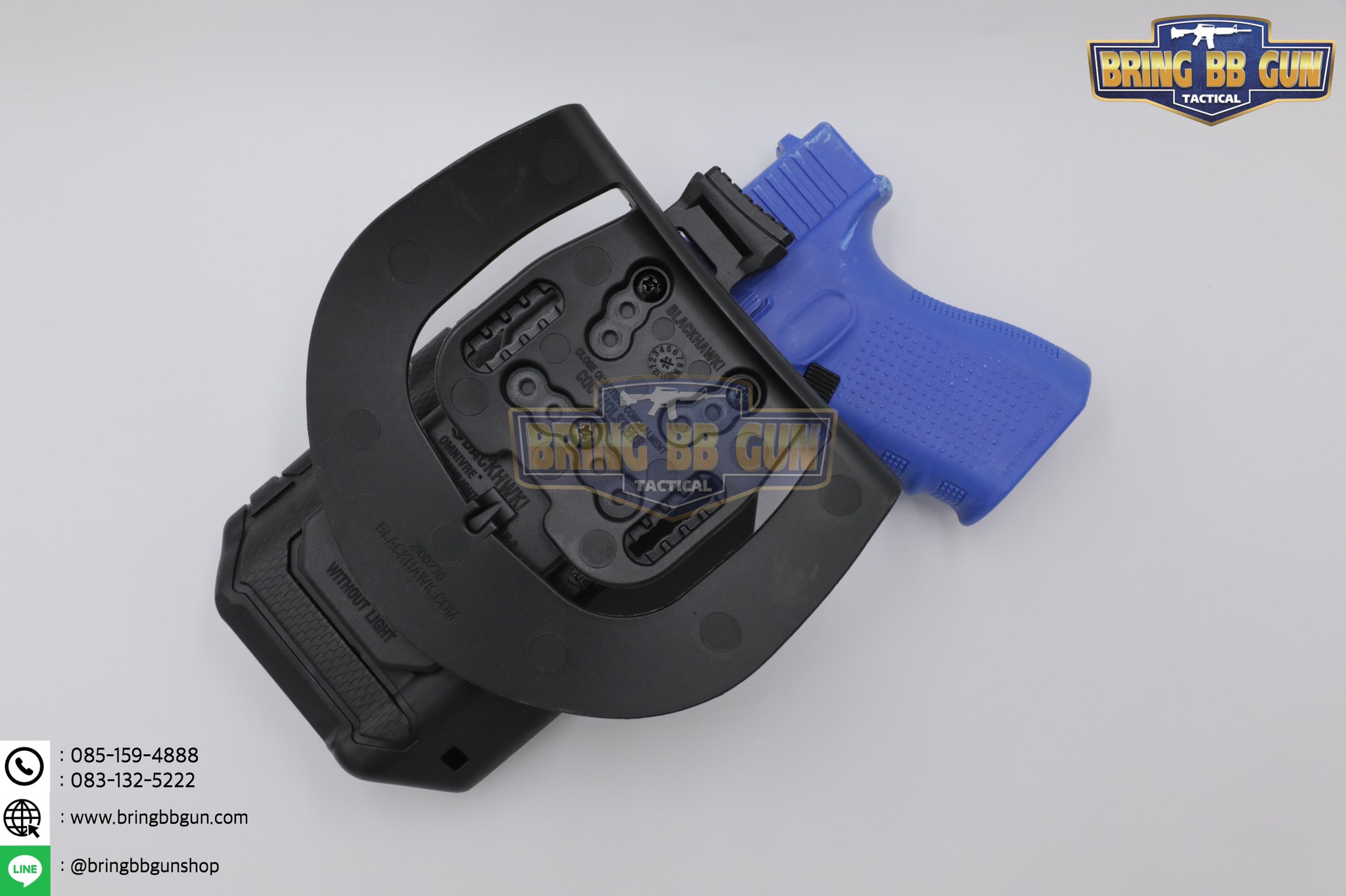 ซองปืนพกนอกปลดนิ้วโป้ง Black Hawk รุ่น Omnivore (Omnivore Multifit Holsters) (ซองปืน+ไฟฉาย)
