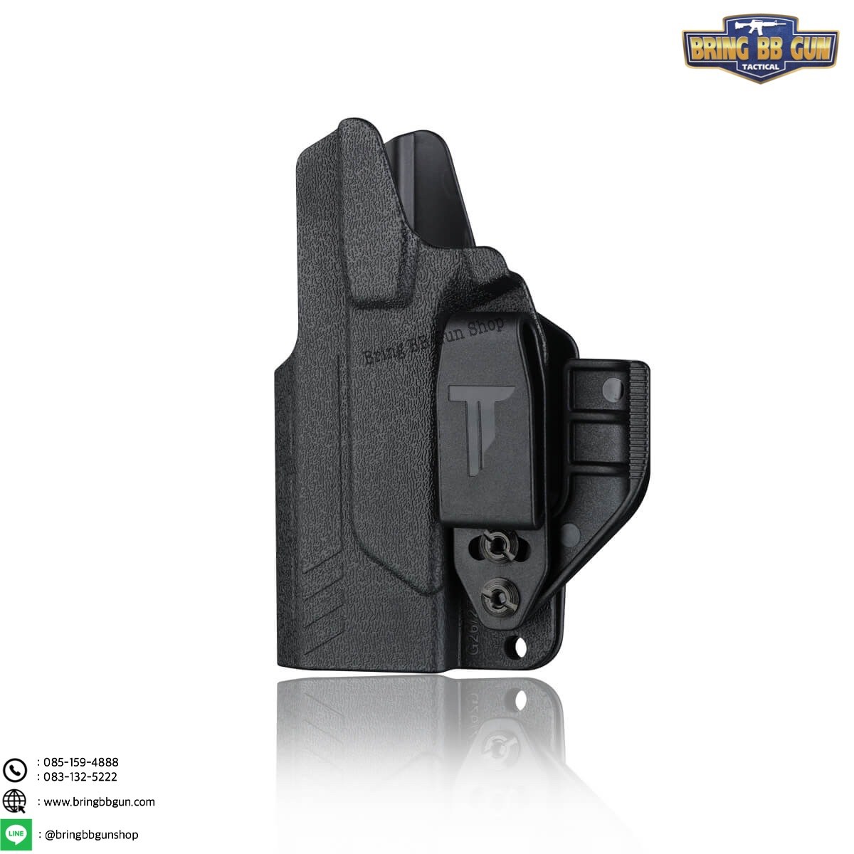 ซองปืน รุ่นIWB Claw Holster ยี่ห้อ Cytac รุ่น Glock26 (ซองปืนพกใน ปรับมือซ้ายมือขวาได้) ปืนที่ใส่ได้ Glock26/27/33 gen1-4
