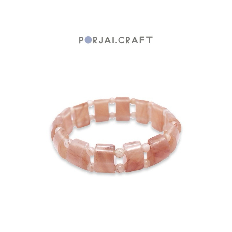 Peach Aventurine Bracelet กำไลข้อมือพีชอเวนจูรีน