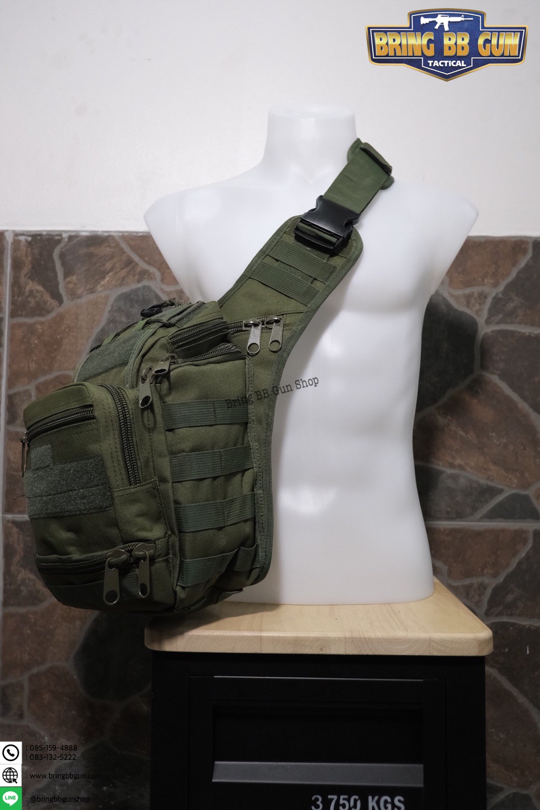 กระเป๋าสะพายข้าง-คาดอก รุ่น 6008 (สะพายกล้อง 6008)