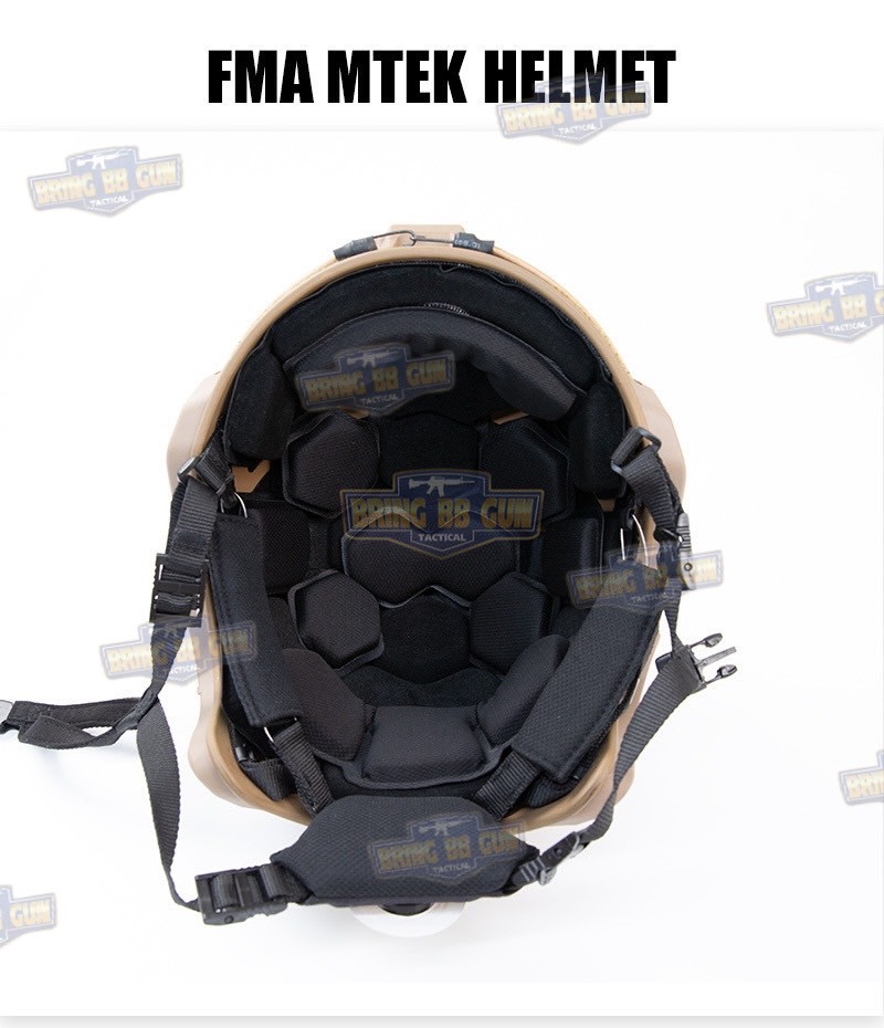 รองในหมวก ยี่ห้อ FMA แบบ Double Layer (เมมโมรี่โฟม) (รองในหมวก Exfil / Fast / SF Super High Cut / Mich ) (ฟองน้ำติดด้านในหมวก)