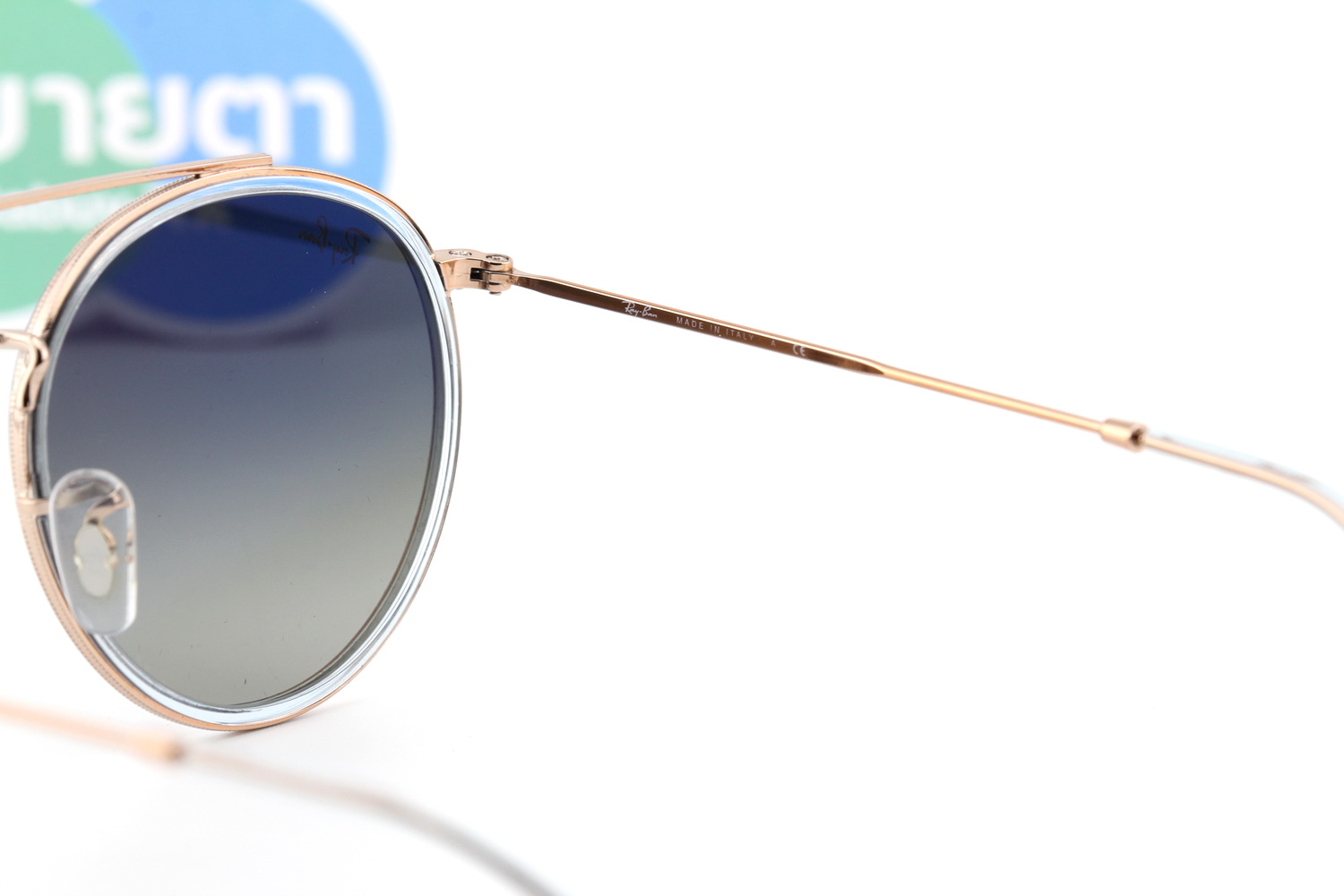 RayBan Round Double Bridge RB3647N 906771