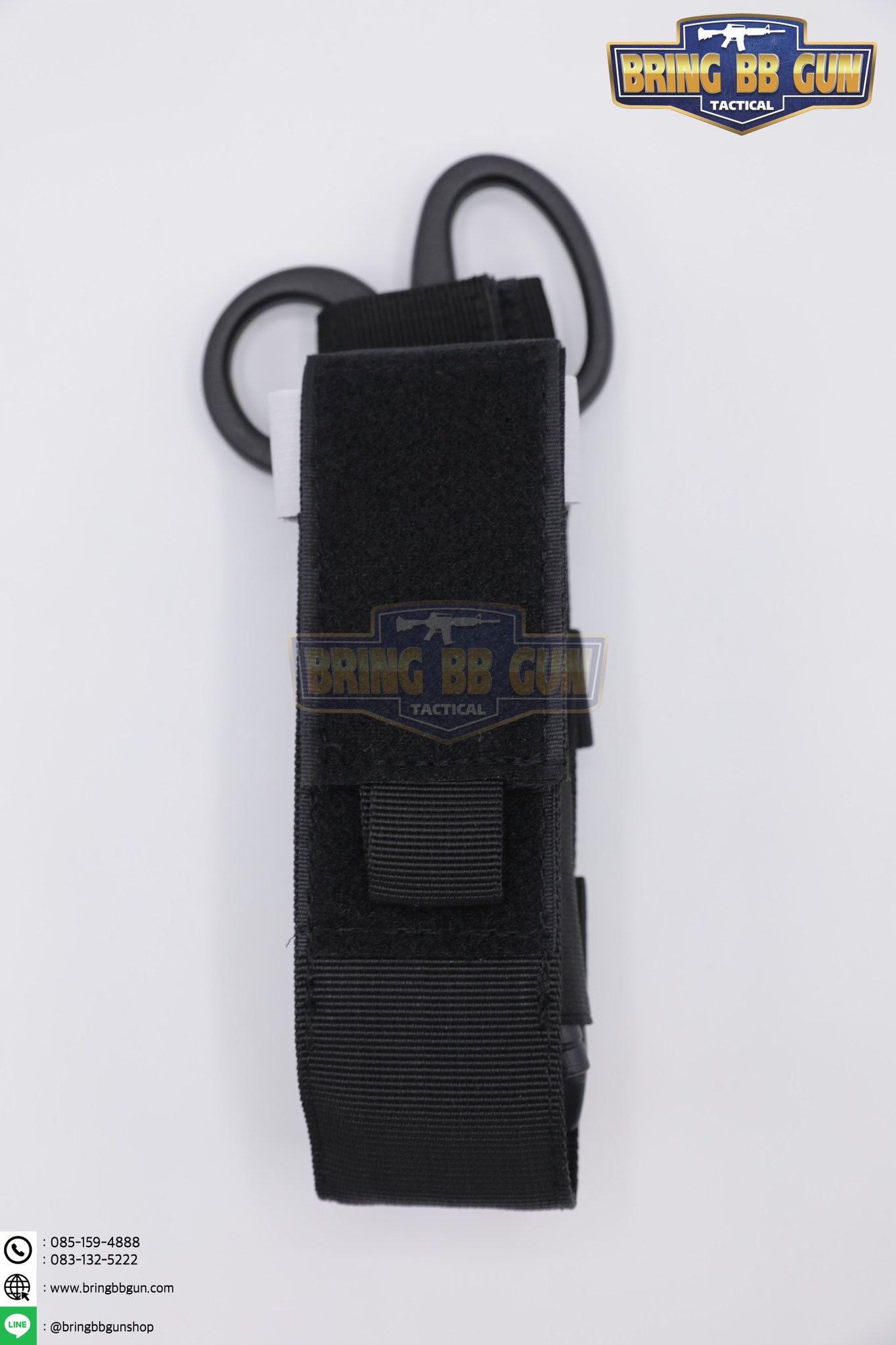 เพ้าผ้าใส่สายห้ามเลือด และ กรรไกรสนาม (ซองผ้าใส่สายรัดห้ามเลือด)