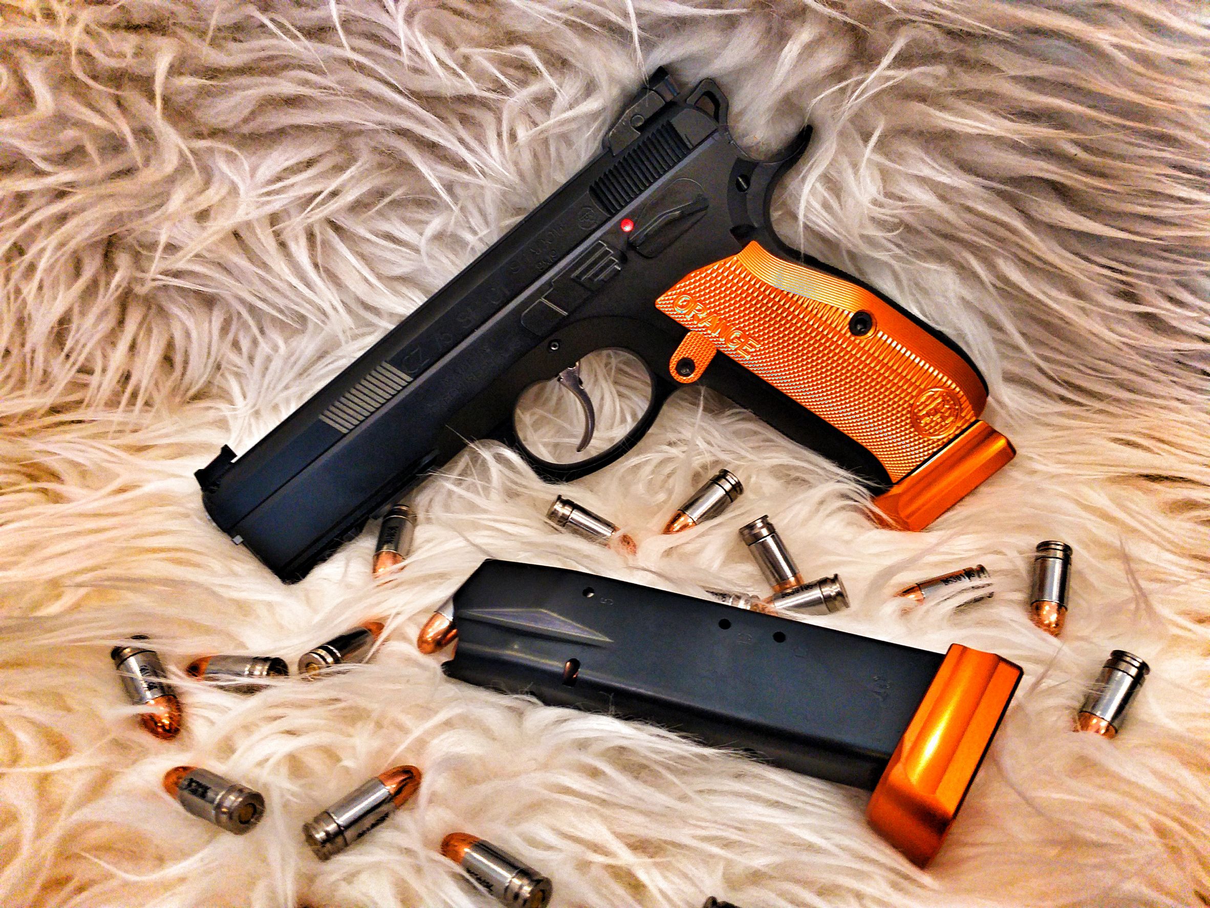 CZ SP-01 SHADOW ORANGE (สวัสดิการกรมการปกครอง) สั่งซื้อปืนรบกวนติดต่อร้านเท่านั้น