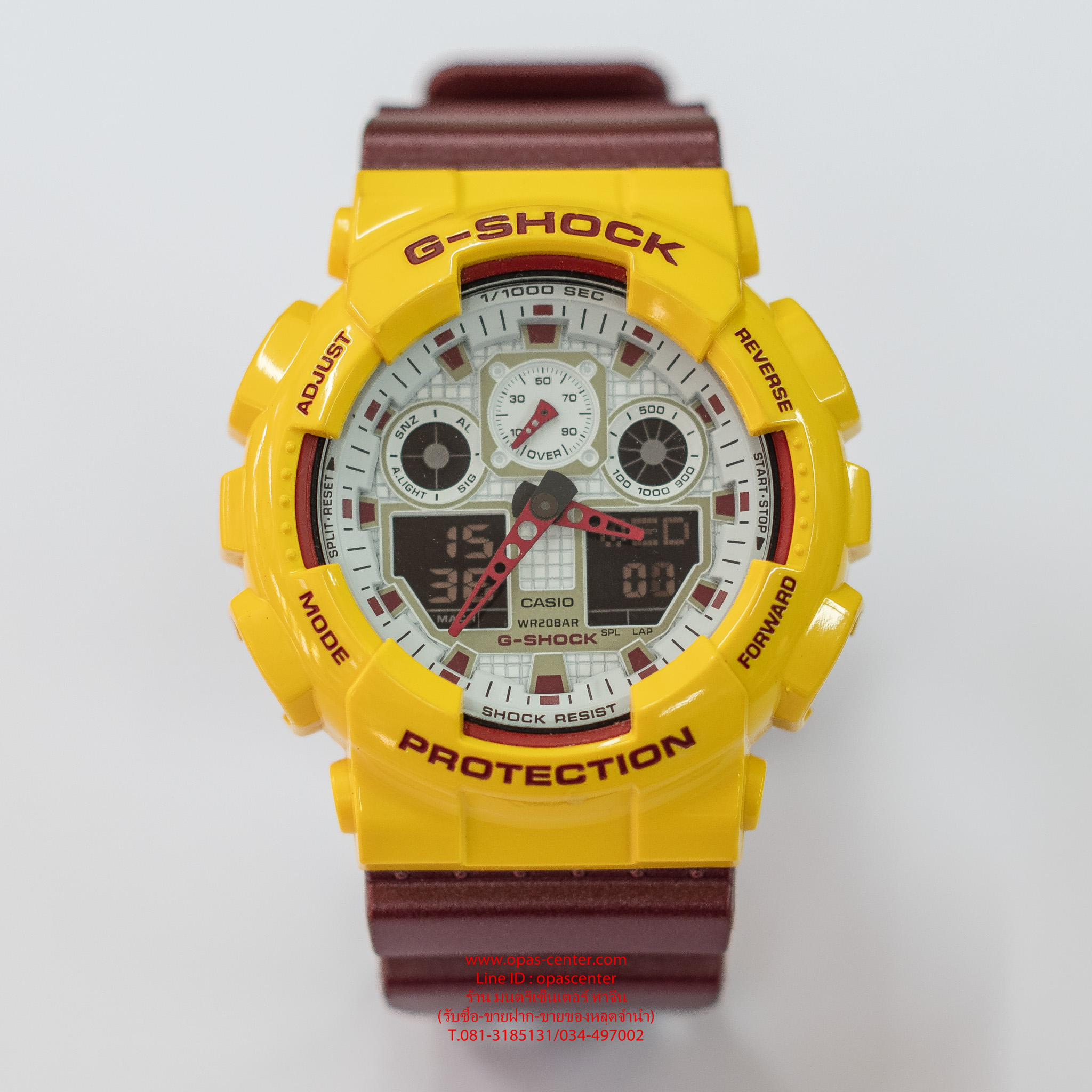 Casio G-Shock รุ่น GA-100CS-9A Limited Edition แมคโดนัล ของแท้ สภาพใหม่เอี่ยม