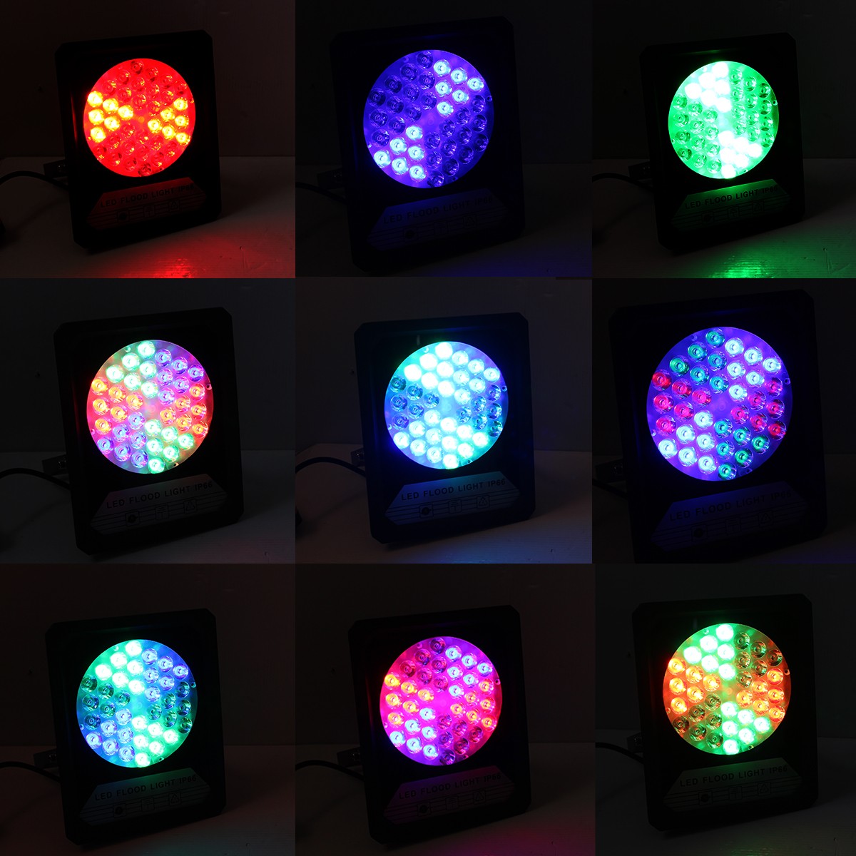 IWC-SPL-IP66-DP-JD50W-RGB สปอร์ตไลท์ รุ่นมีรีโมท แสง RGB