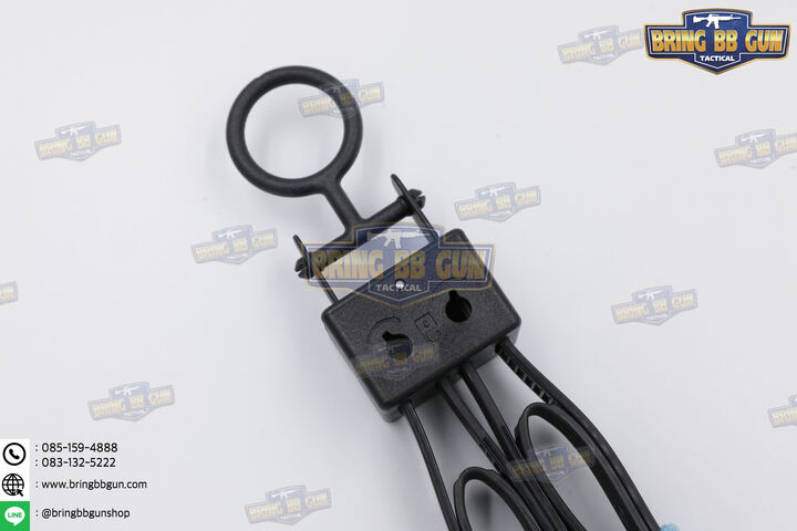 กุญแจมือสาย Cable Ties แบบยาว-ใช้ซ้ำได้ รุ่น B04 (สายรัดข้อมือ-ข้อเท้าแบบใช้ซ้ำได้) (เคเบิ้ลไทร์รัดข้อมือ-ข้อเท้า) (Reusable with key opening) (Cable Ties Handcuffs) (Plastic Habdcuffs) (Zip Ties Handcuffs)