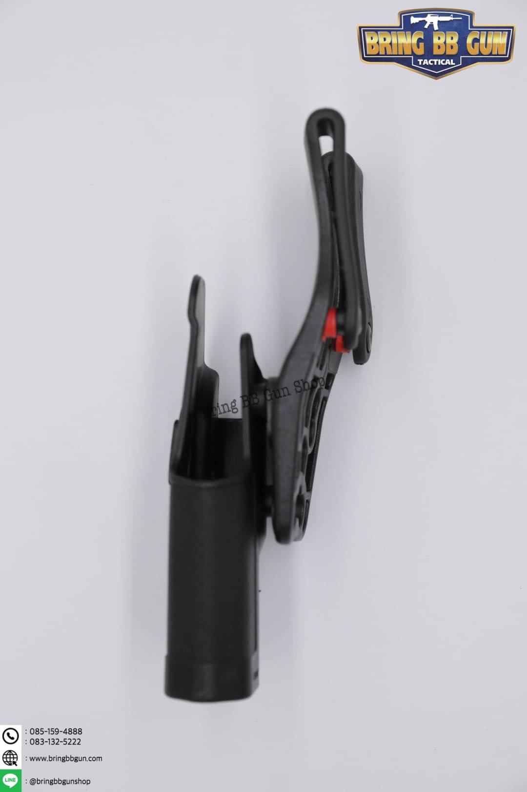 ซองปืนพกนอก + เพลทลดต่ำ ยี่ห้อ Black Hawk